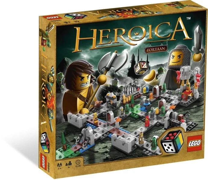 Lego Gry Heroica Zamek Fortaan