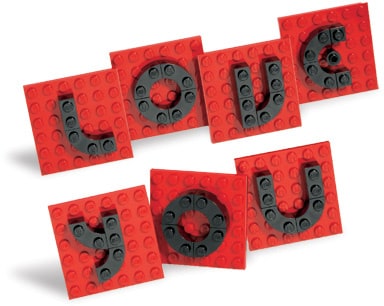 LEGO® 40016 Valentine Letter Set - zdjęcie 1