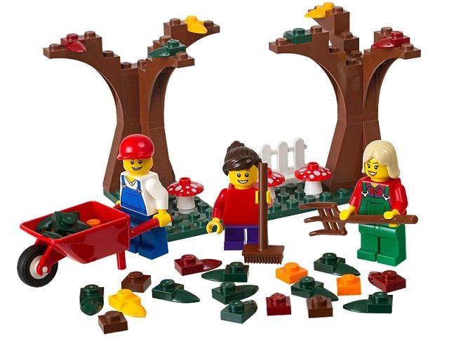 nowy Lego Praca w Ogrodzie jesień spadające liście Misb 2013