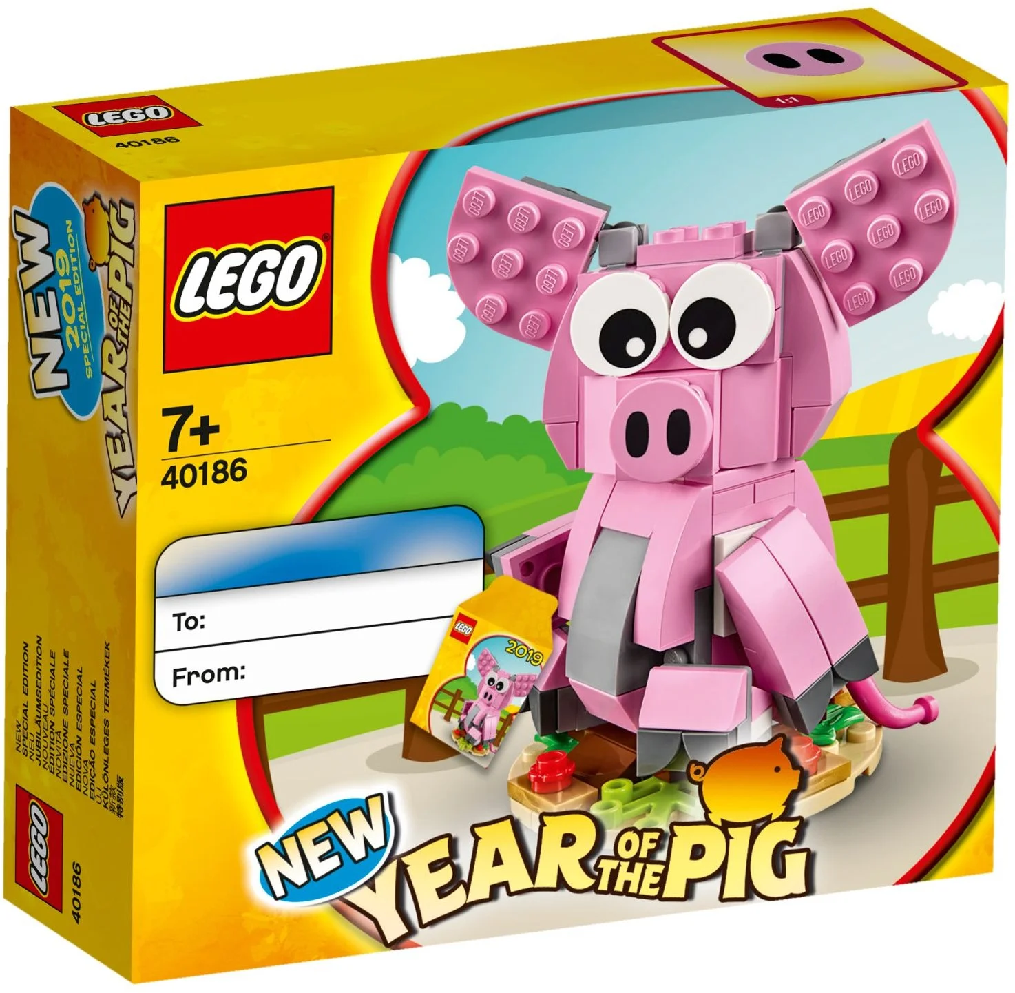 LEGO® 40186 Nowy Rok Rok świni - zdjęcie 1