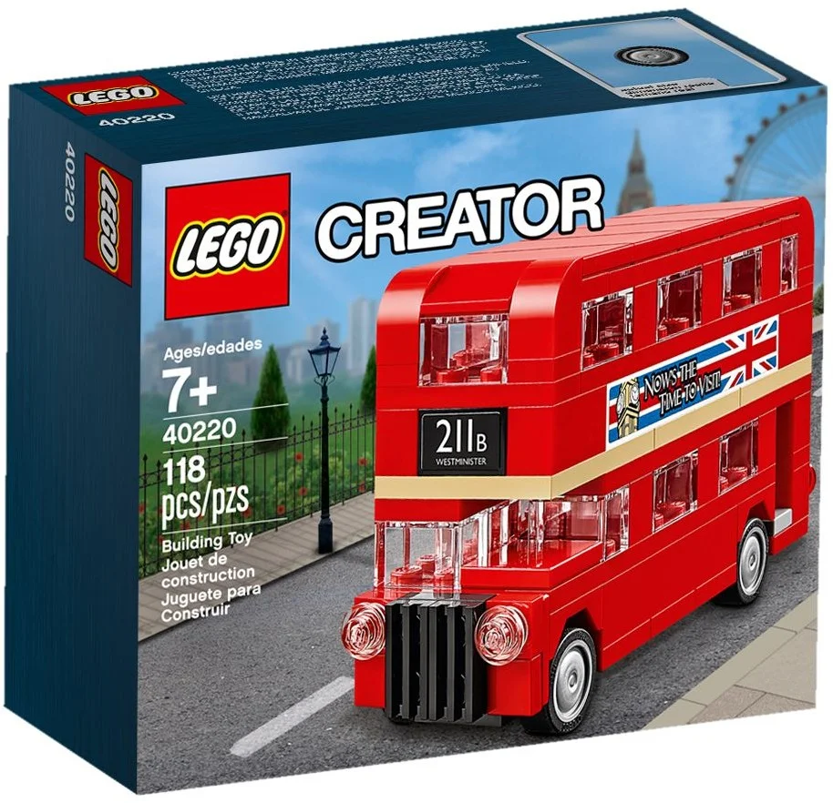 LEGO® 40220 Autobus Czerwony Londyński Piętrowy London Bus - zdjęcie 2