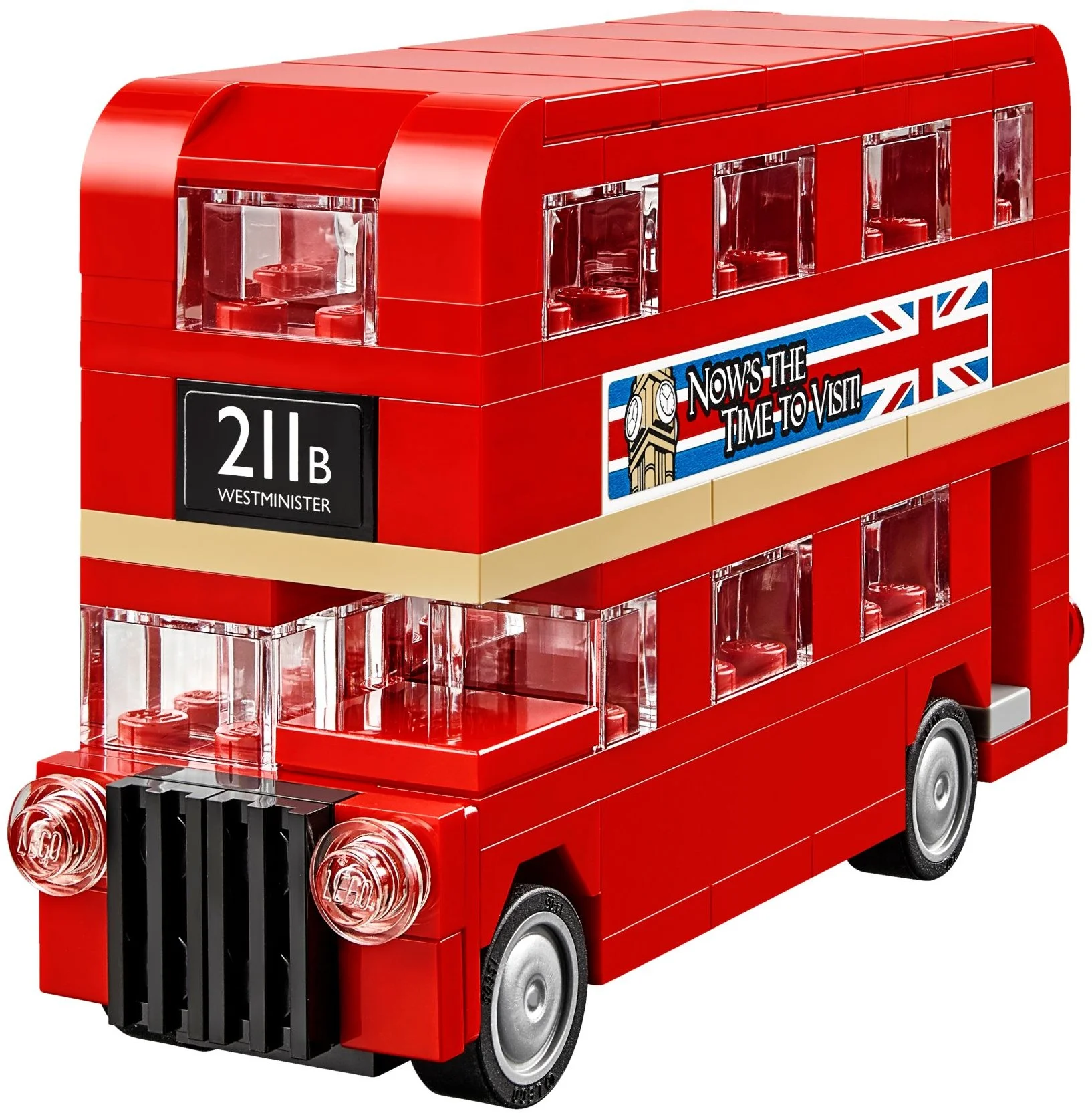 LEGO® 40220 Autobus Czerwony Londyński Piętrowy London Bus - zdjęcie 3