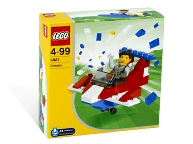 LEGO® 4023 Na Śniadanie Klocek 8 Lunchbox Śniadaniówka Różowy Torba - zdjęcie 1