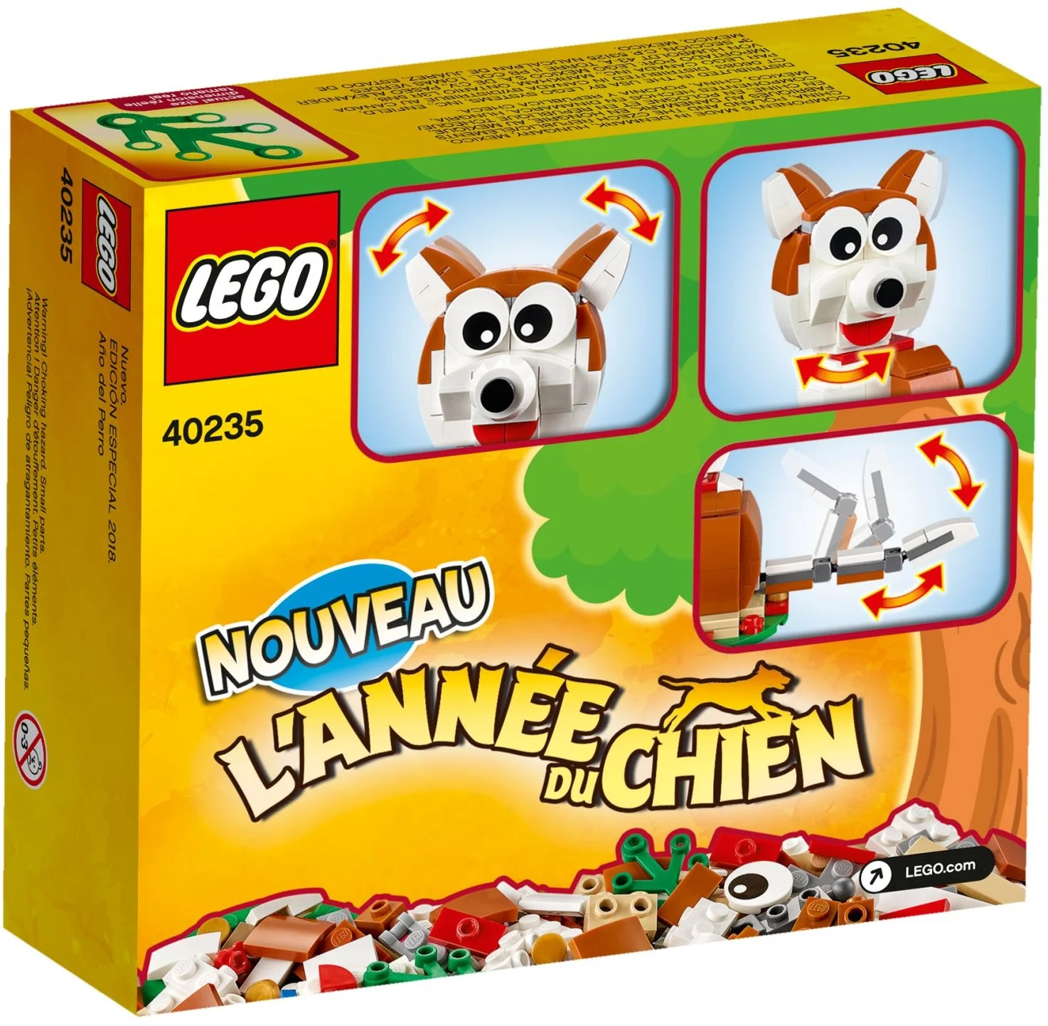 LEGO® 40235 Year of the Dog Nowe Rok Psa - zdjęcie 3