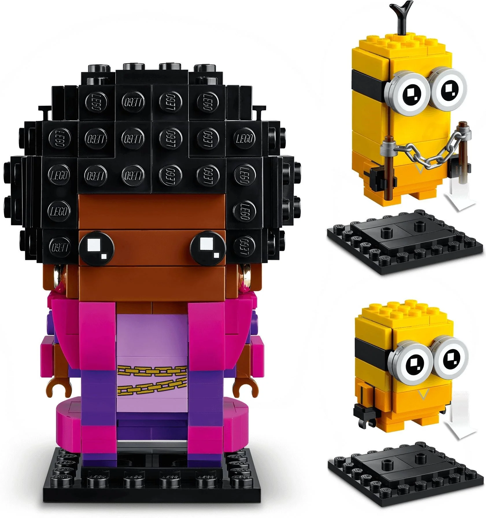 LEGO® 40421 Lego BrickHeadz Belle Bottom, Minionki Kevin i Bob - zdjęcie 4