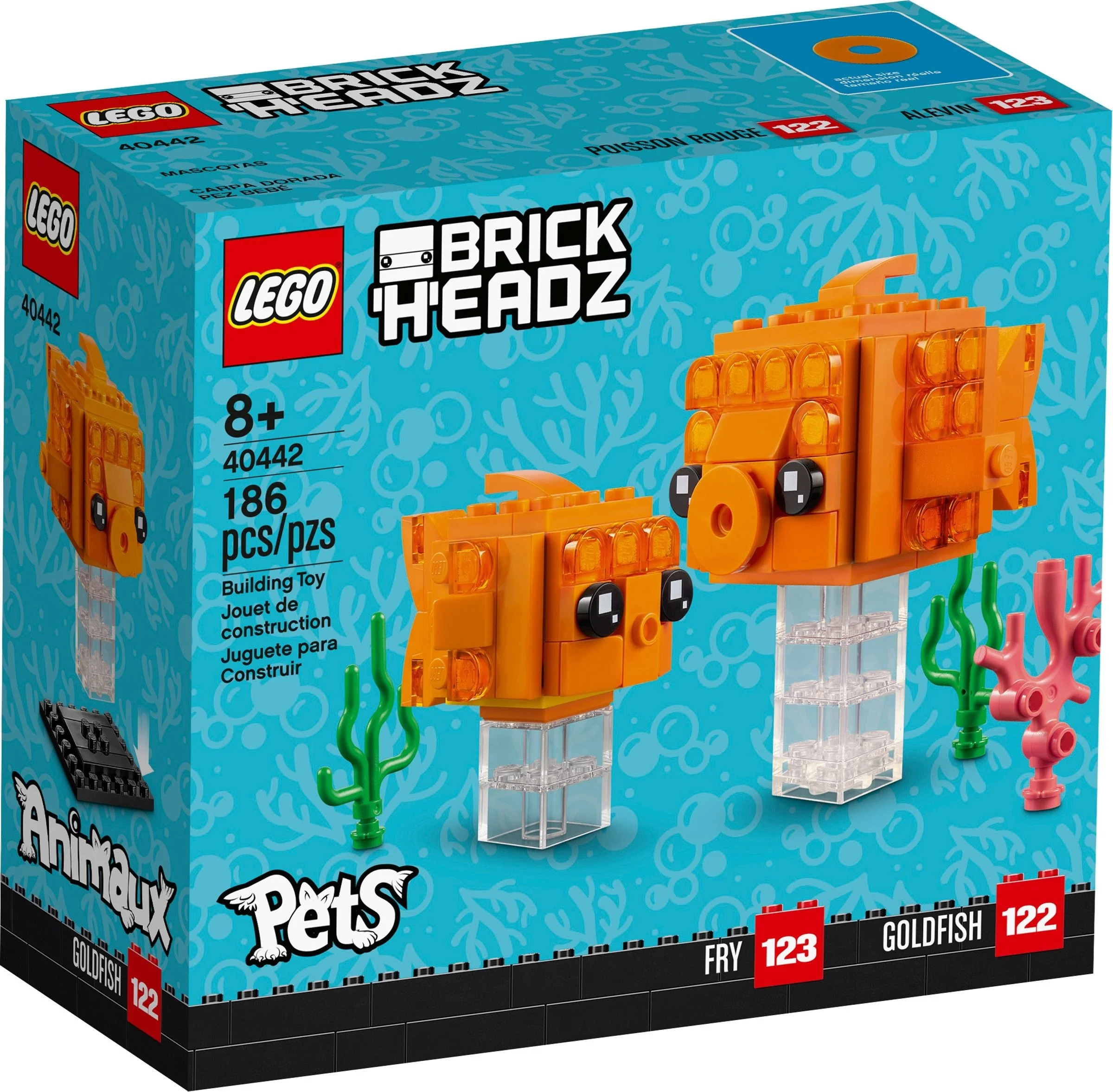 LEGO® 40442 Lego BrickHeadz Złota rybka Goldfish Ostatnia Szansa - zdjęcie 2