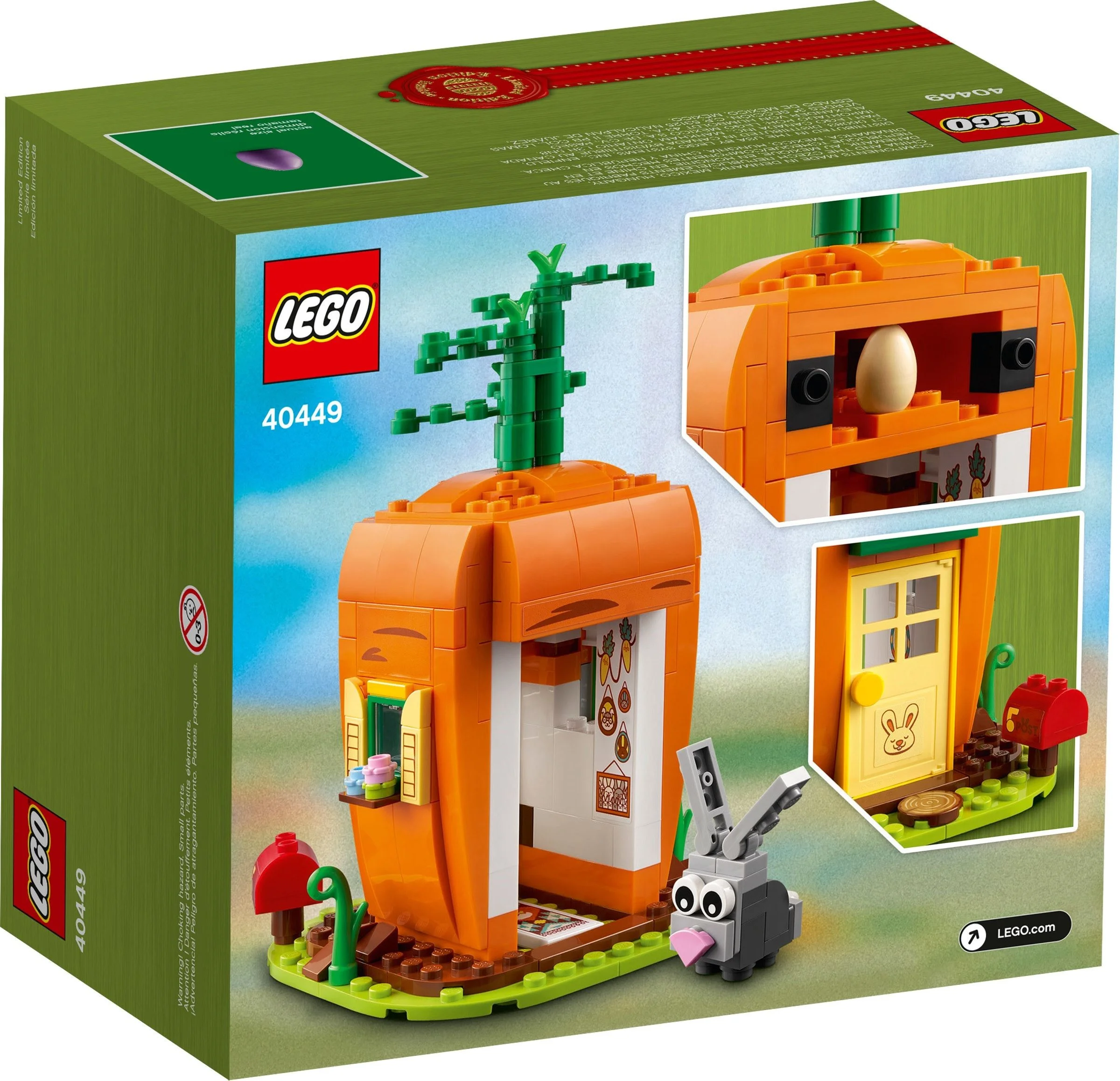 LEGO® 40449 Lego Marchewkowy domek zajączka wielkanocneg - zdjęcie 3