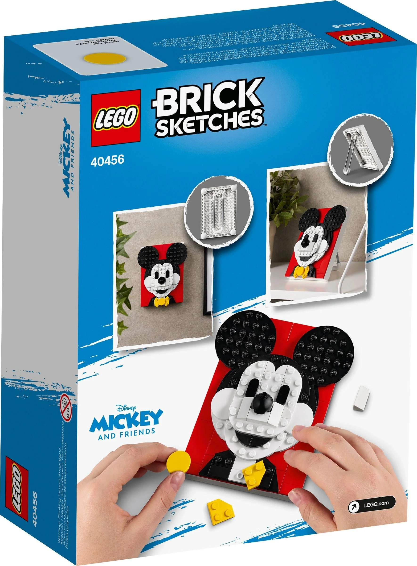 LEGO® 40456 Zestaw Lego Brick Sketches Myszka Mickey 2 x brelok Lego - zdjęcie 3
