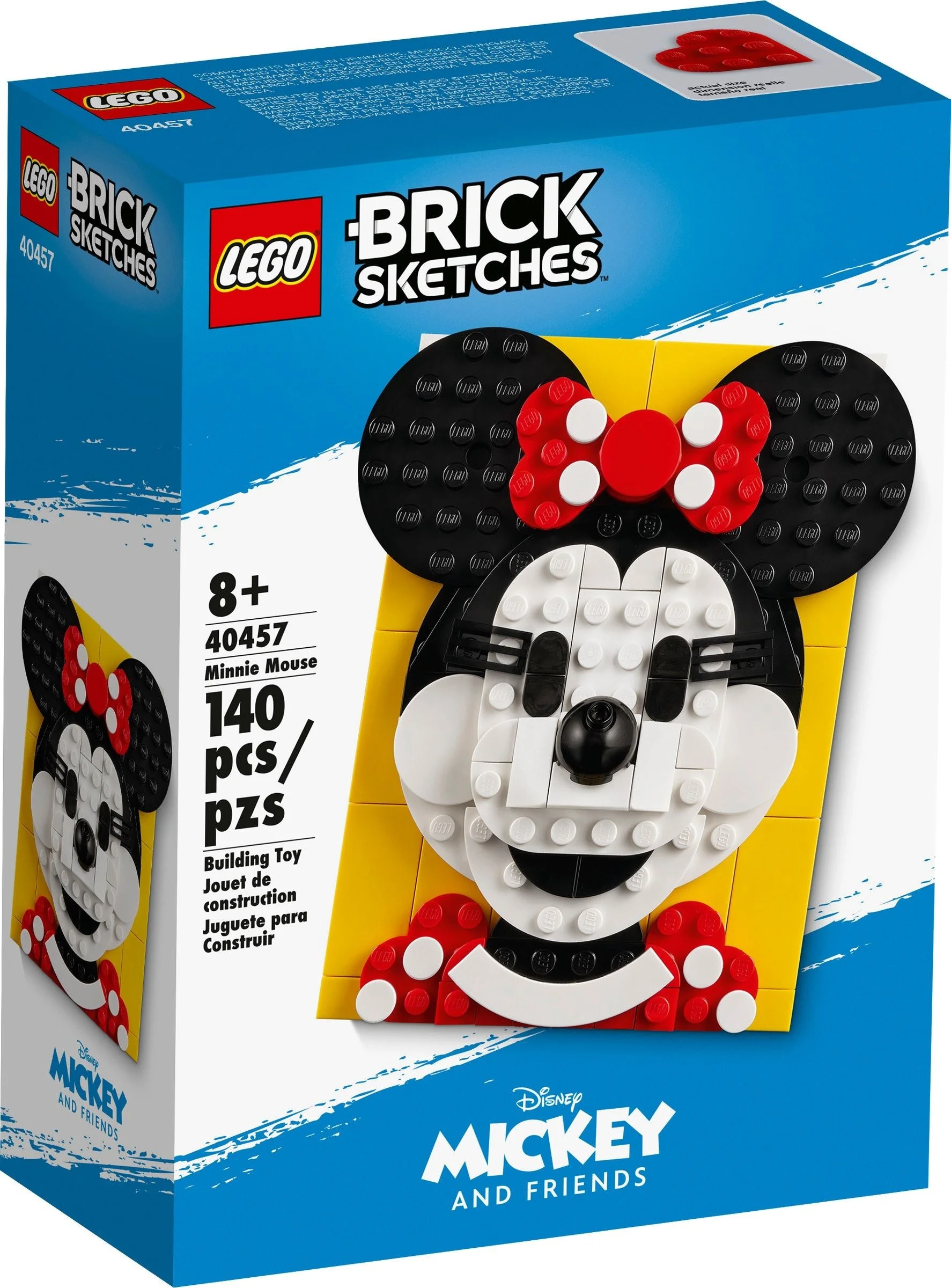 LEGO® 40457 Lego Brick Sketches Myszka Minnie 2021 Rok Disney - zdjęcie 2