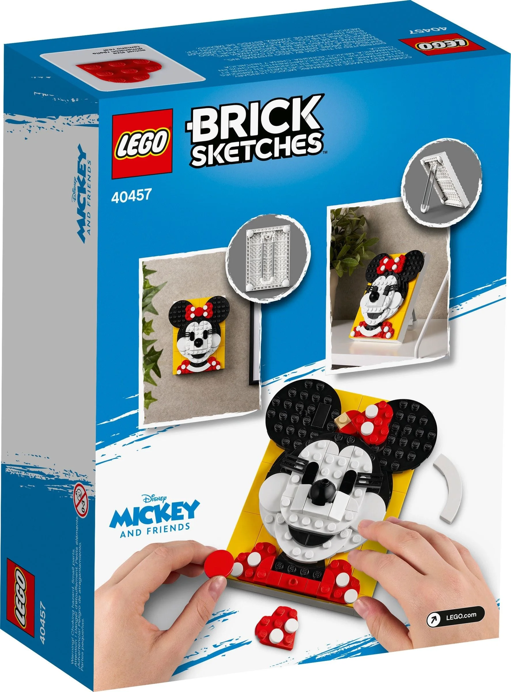 LEGO® 40457 Lego Brick Sketches Myszka Minnie 2021 Rok Disney - zdjęcie 3