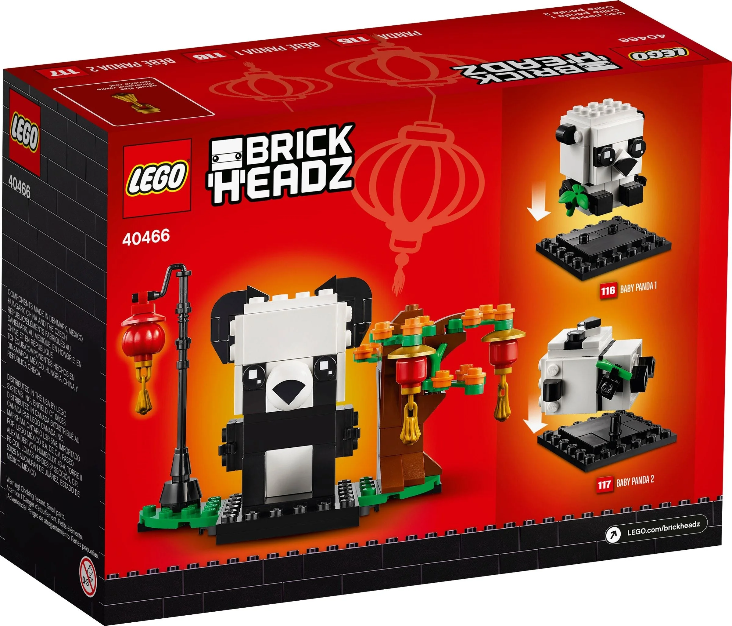 LEGO® 40466 Pandy na Chiński Rok - zdjęcie 3