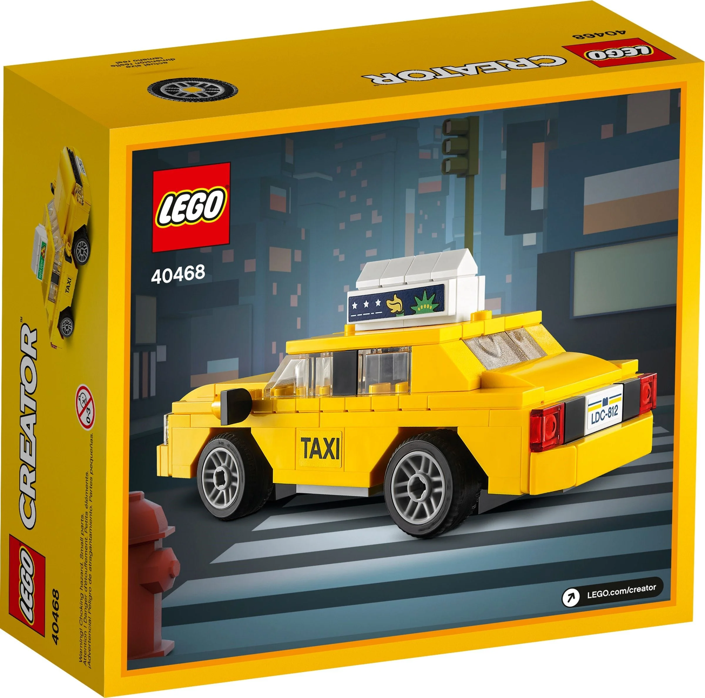 LEGO® 40468 Żółta Taksówka - zdjęcie 3