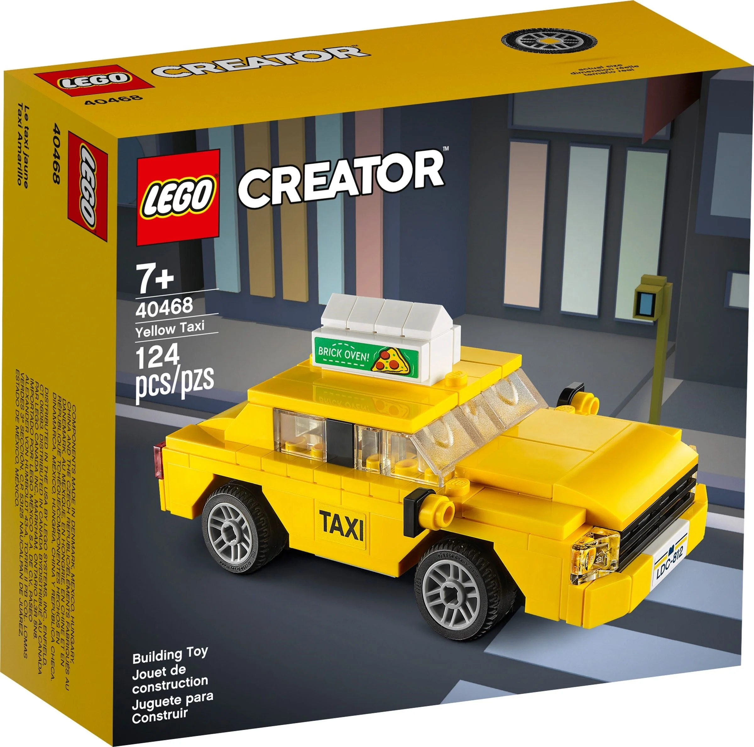 LEGO® 40468 Żółta Taksówka - zdjęcie 1