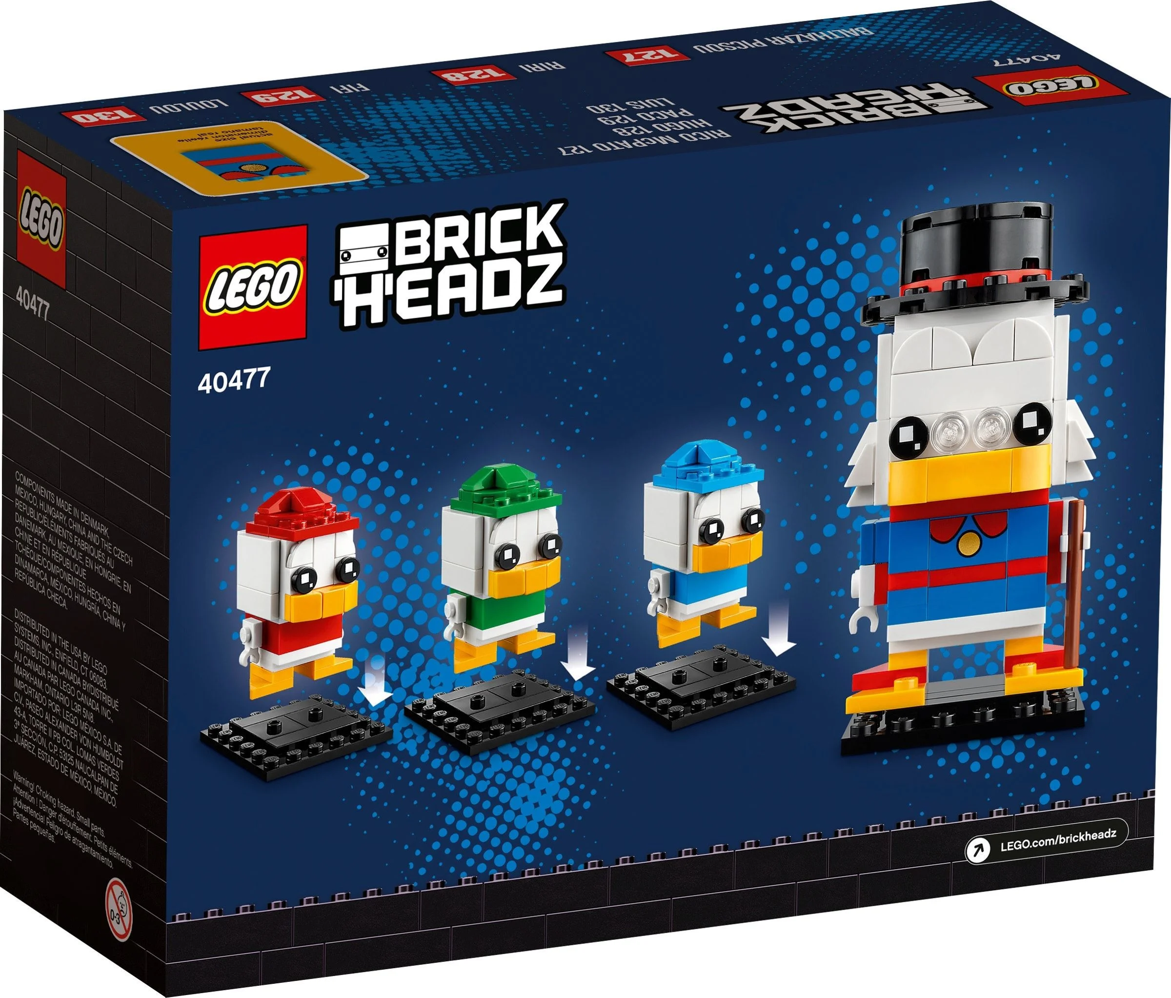 LEGO® 40477 Sknerus McKwacz, Hyzio, Dyzio i Zyzio - zdjęcie 3