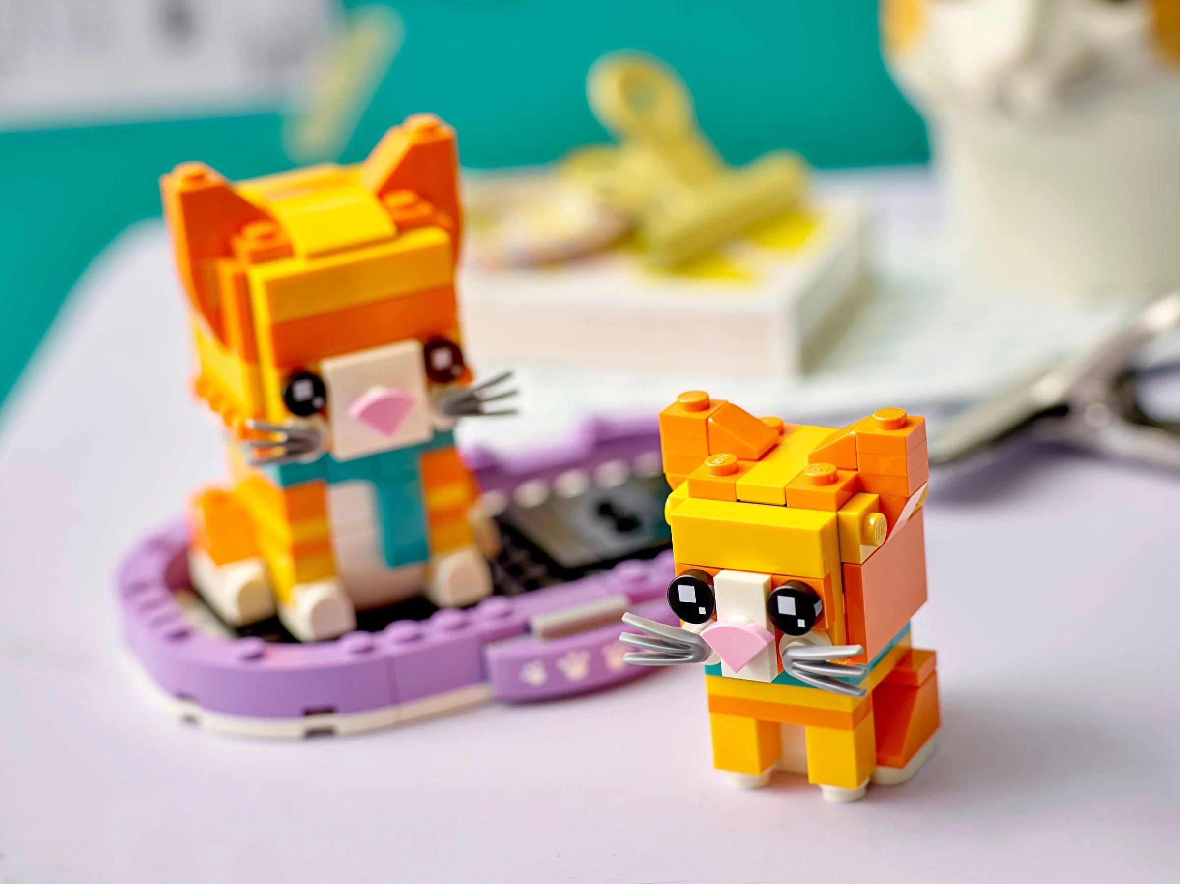 LEGO® 40480 Lego BrickHeadz Pręgowany rudy kot - zdjęcie 5