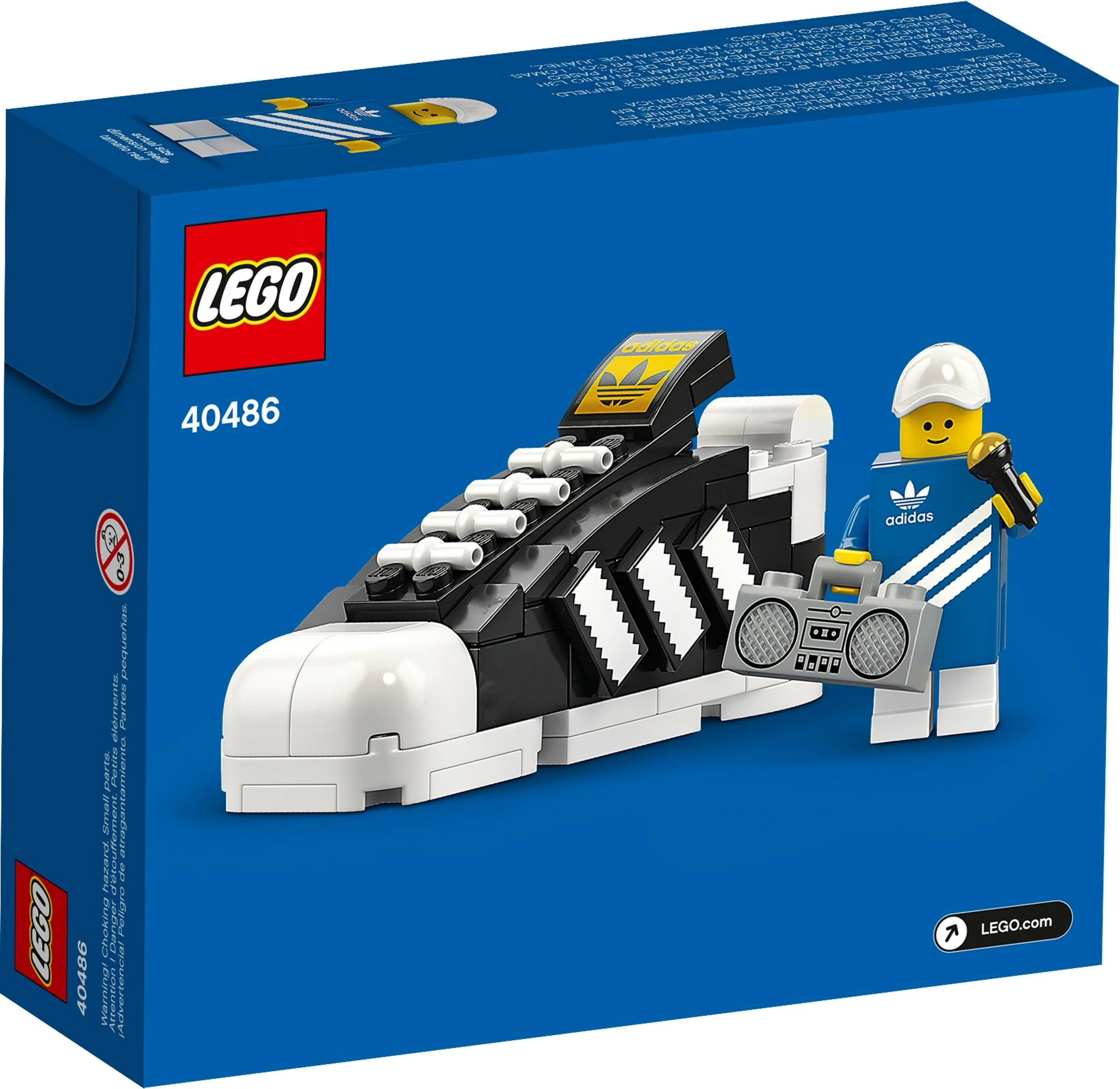 LEGO® 40486 Buty Adidas Originals Superstar Mini But Star - zdjęcie 3