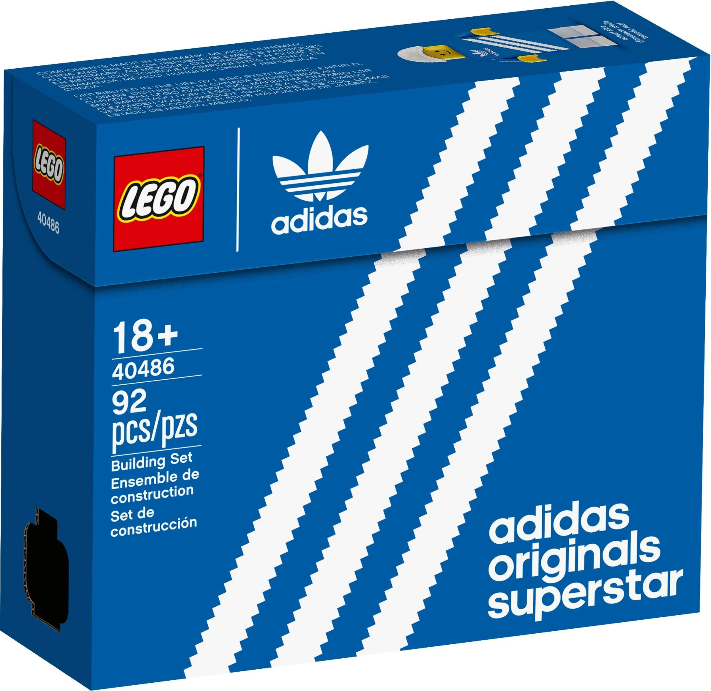 LEGO® 40486 Buty Adidas Originals Superstar Mini But Star - zdjęcie 1