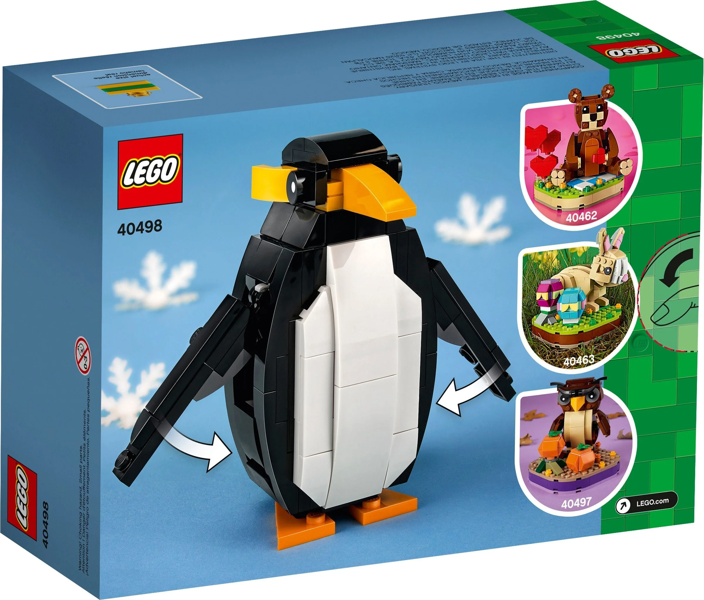 LEGO® 40498 LEGO Bożonarodzeniowy pingwin - zdjęcie 3