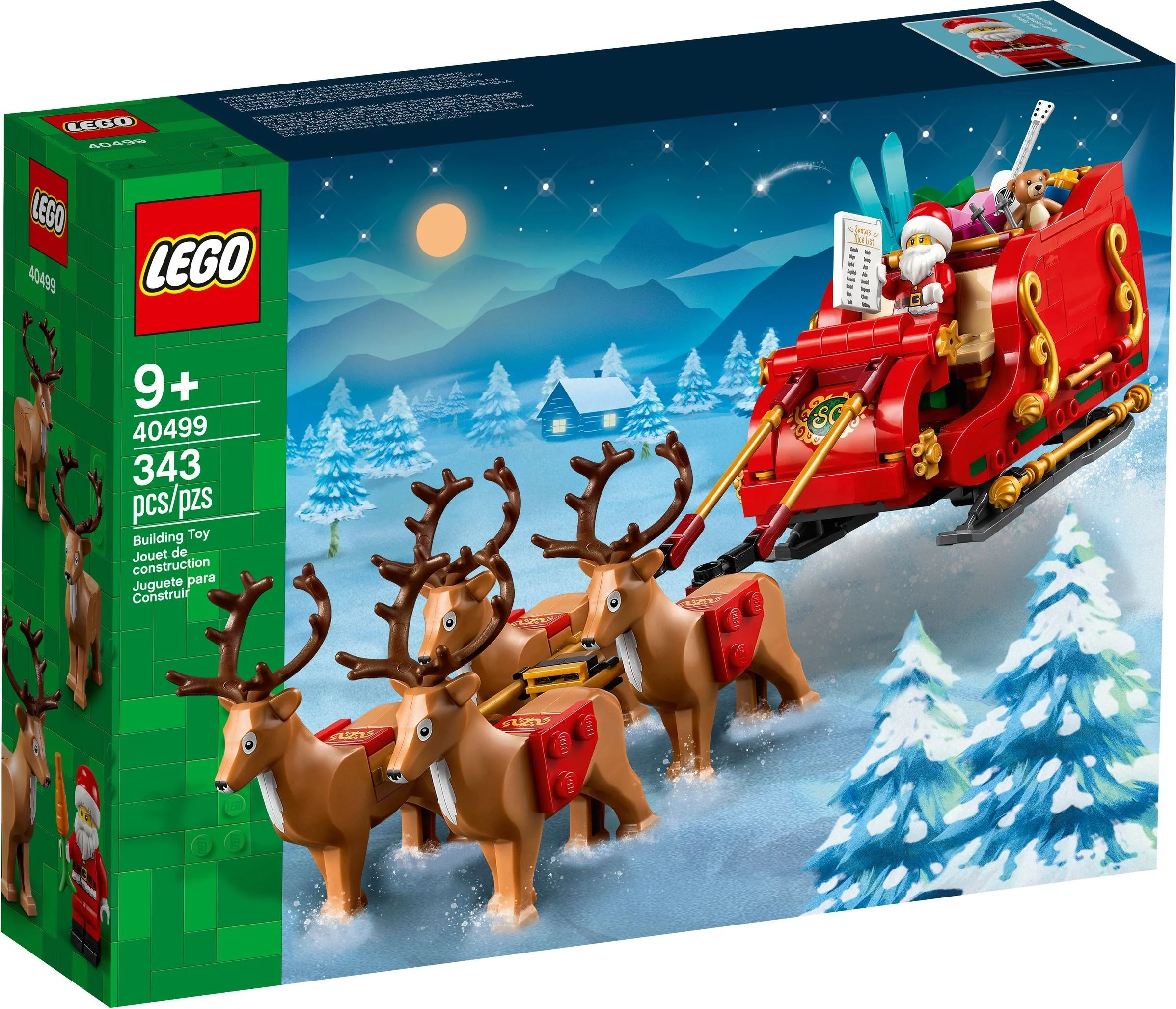 LEGO® 40499 Iconic Sanie Świętego Mikołaja - zdjęcie 2