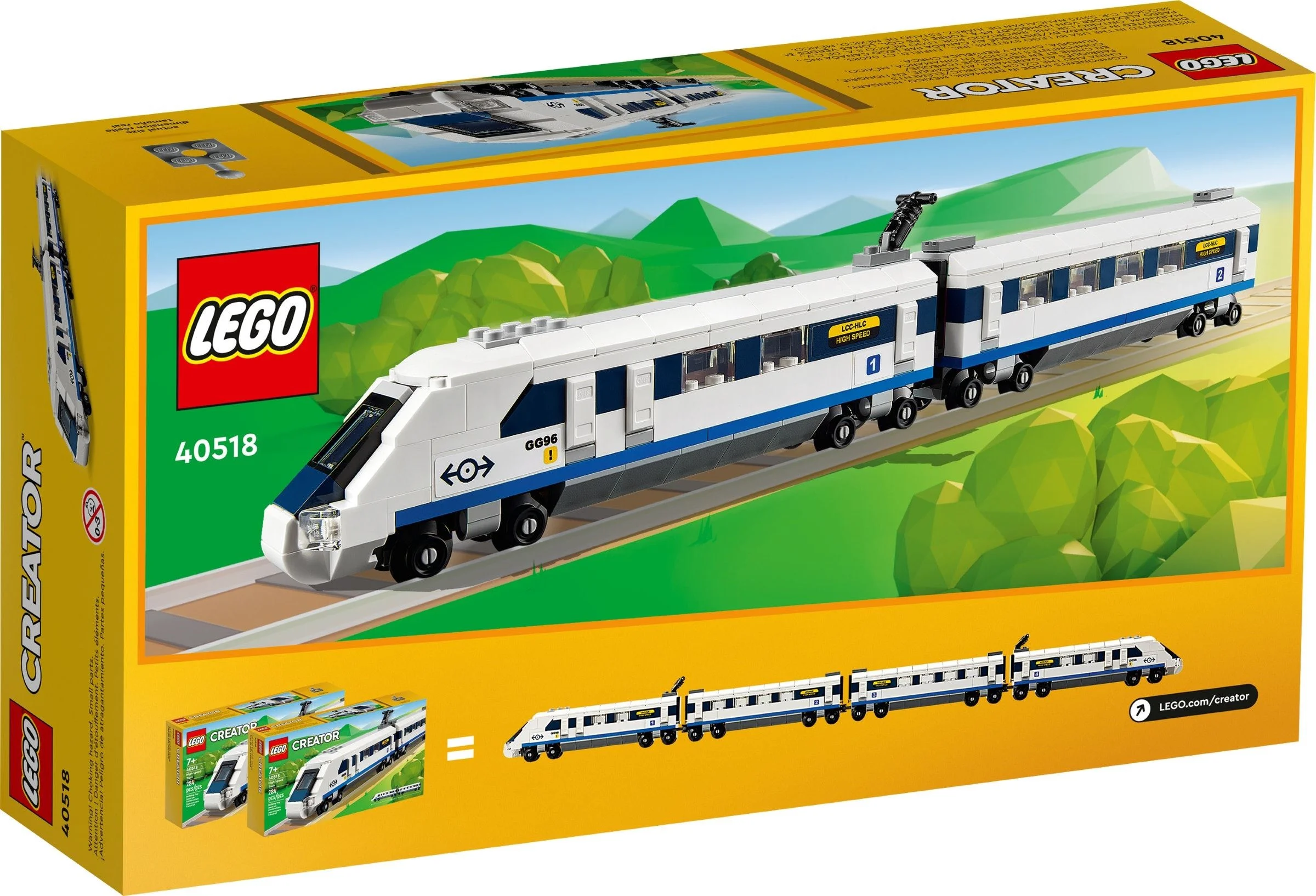 LEGO® 40518 Pociąg Szybkobieżny - zdjęcie 3