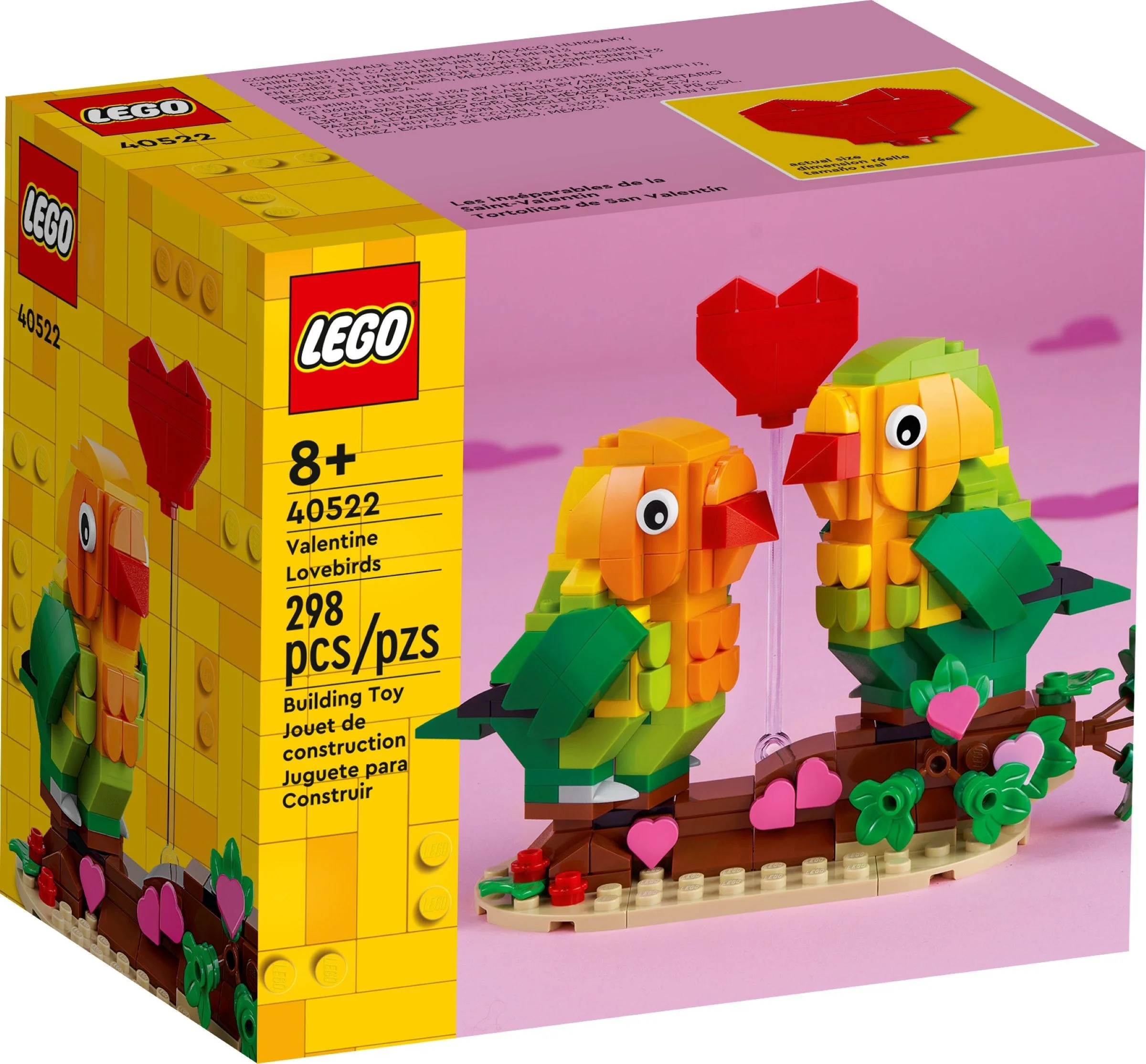 LEGO® 40522 Lego Walentynkowe papużki nierozłączki - zdjęcie 2