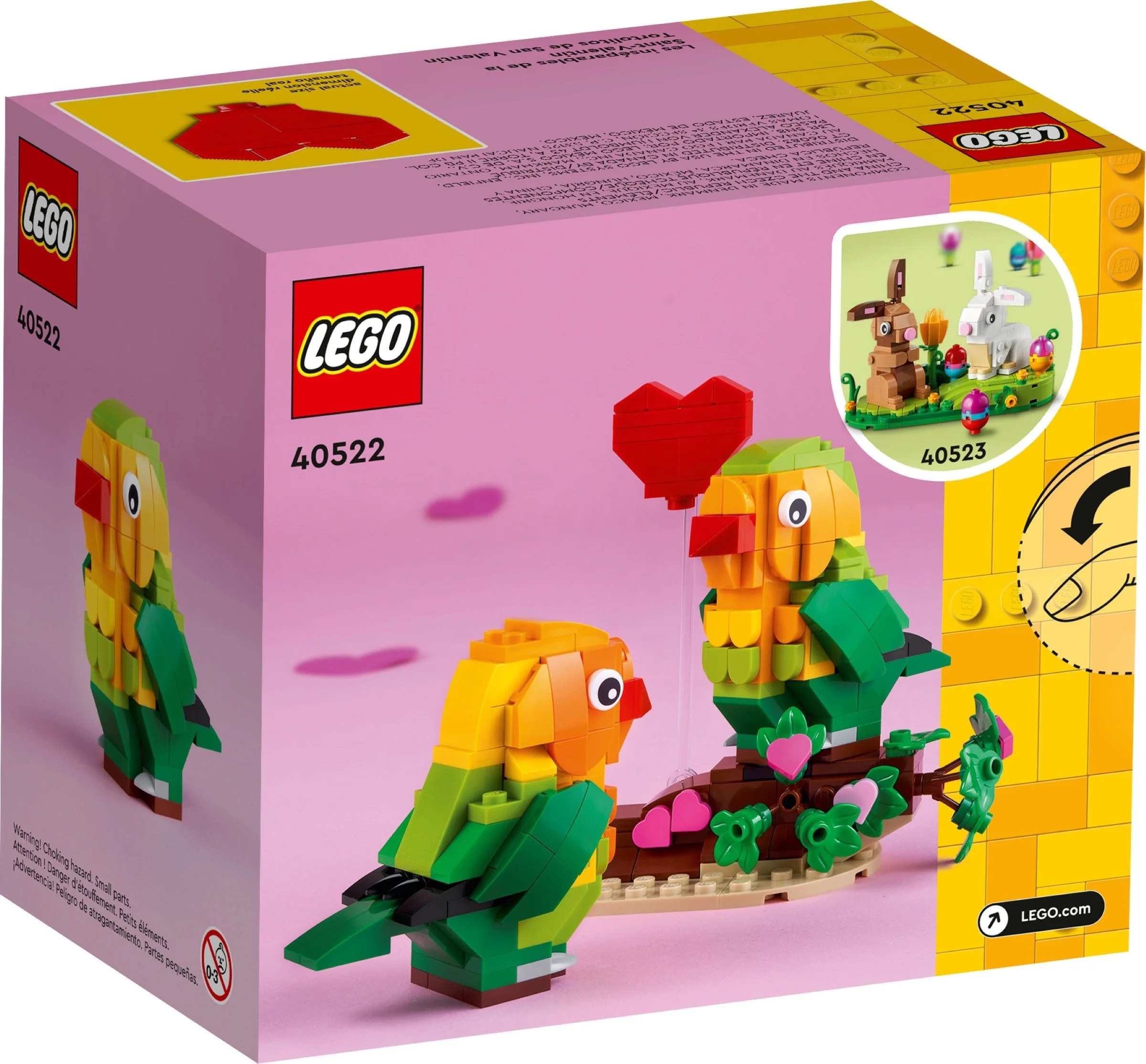 LEGO® 40522 Lego Walentynkowe papużki nierozłączki - zdjęcie 3