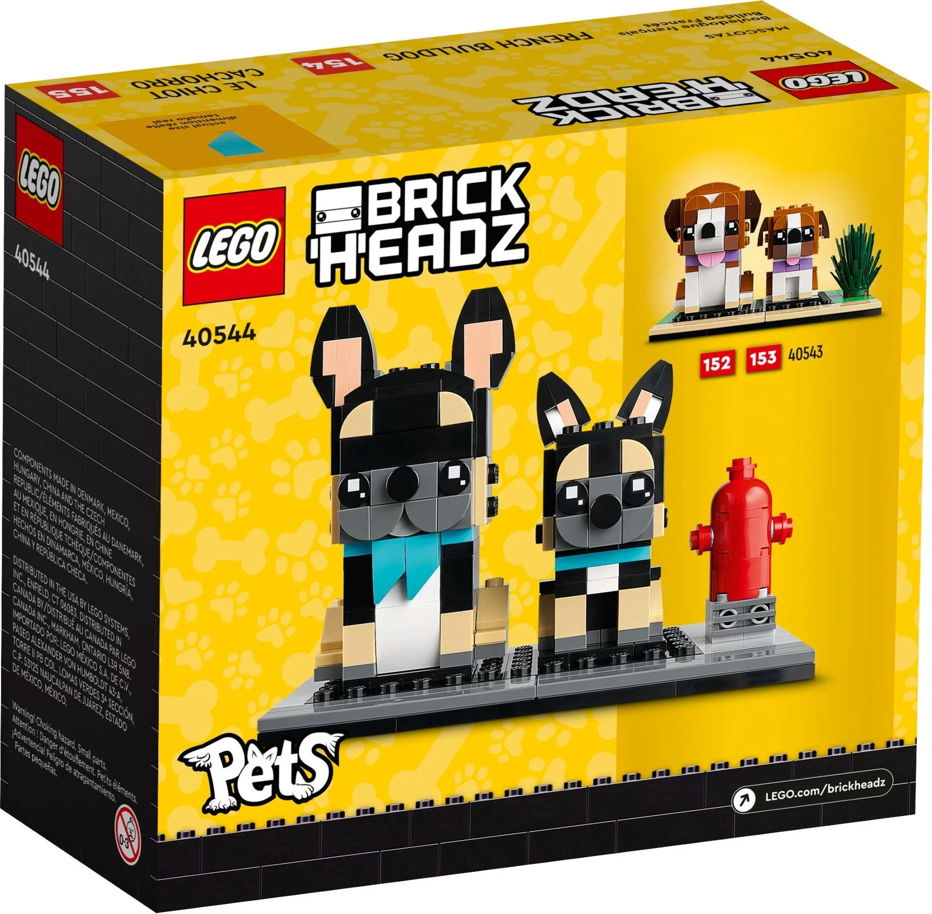 LEGO® 40544 Buldog francuski Pies Nowy Zestaw Unikat - zdjęcie 5