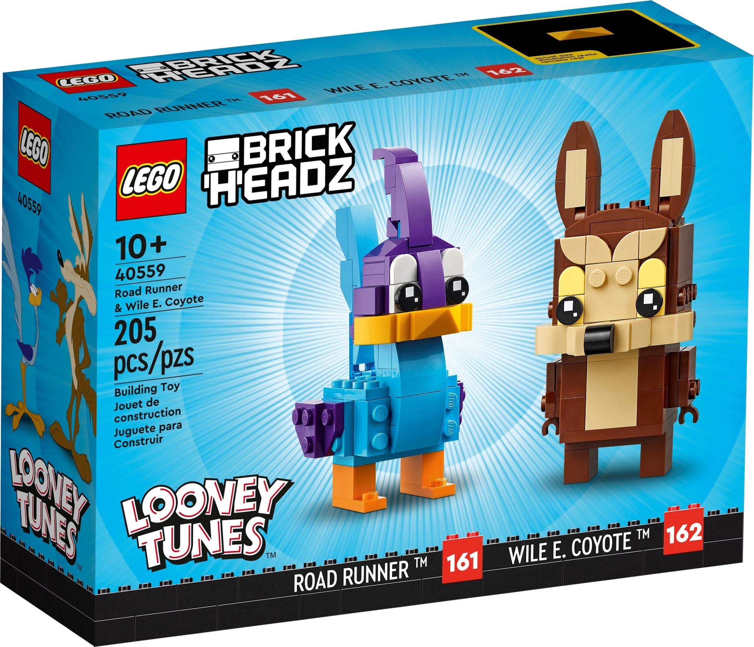LEGO® 40559 Klocki Lego BrickHeadz Struś Pędziwiatr i Kojot 205 elementów - zdjęcie 1
