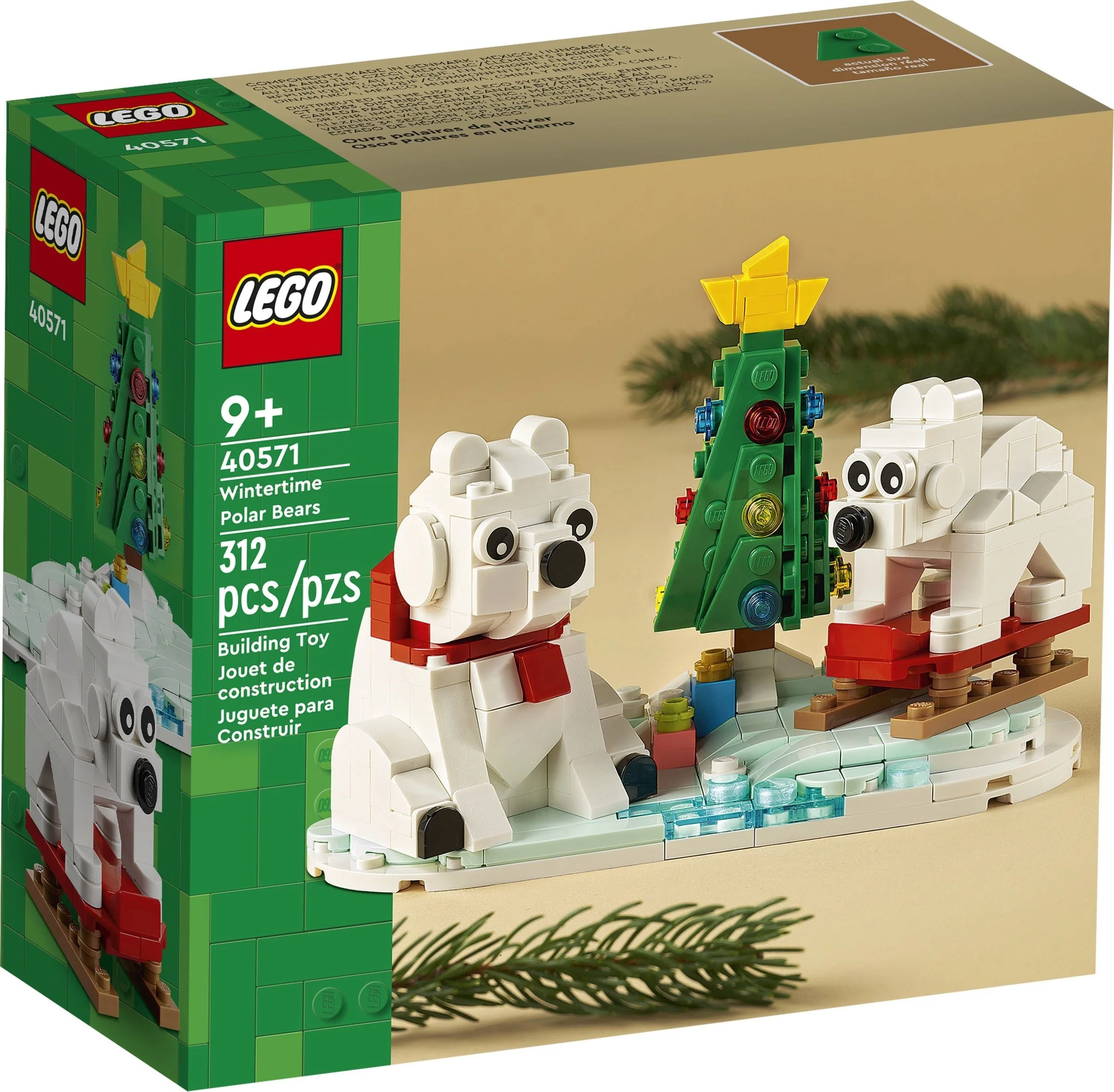 LEGO® 40571 Lego Zimowe Niedźwiedzie Polarne Zestaw - zdjęcie 2