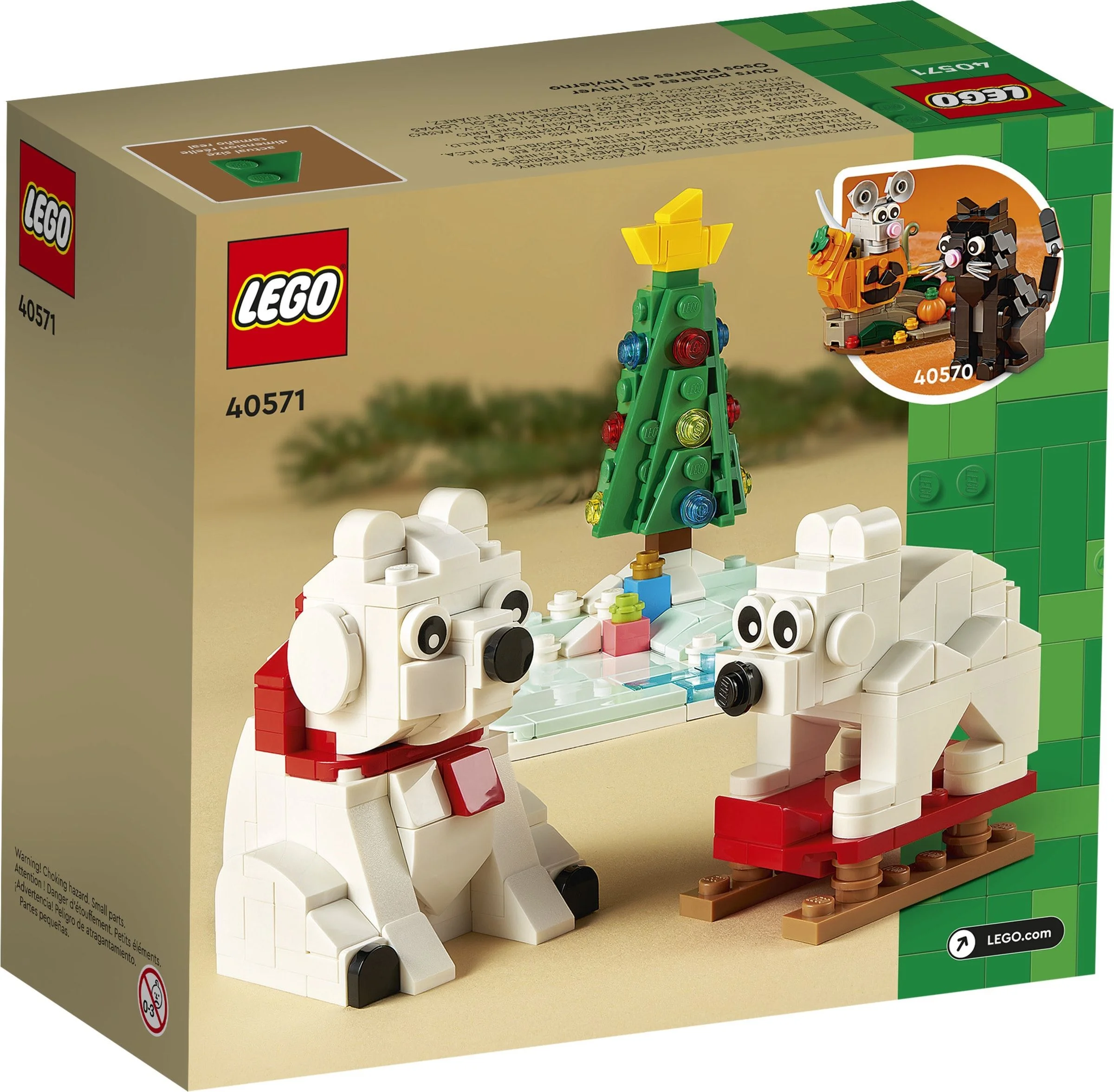 LEGO® 40571 Lego Zimowe Niedźwiedzie Polarne Zestaw - zdjęcie 3