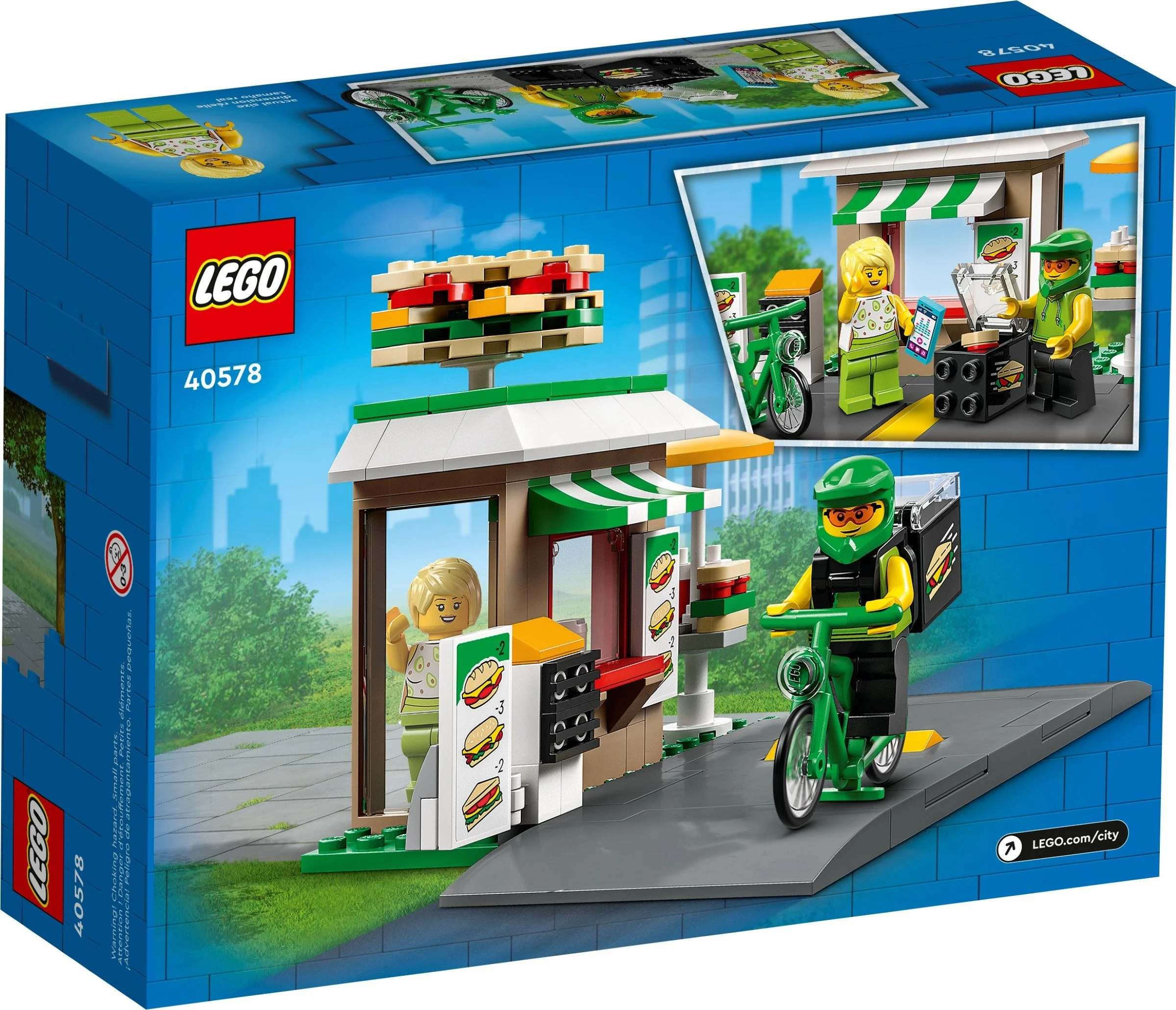 LEGO® 40578 Lego City Sklepik z kanapkami - zdjęcie 3