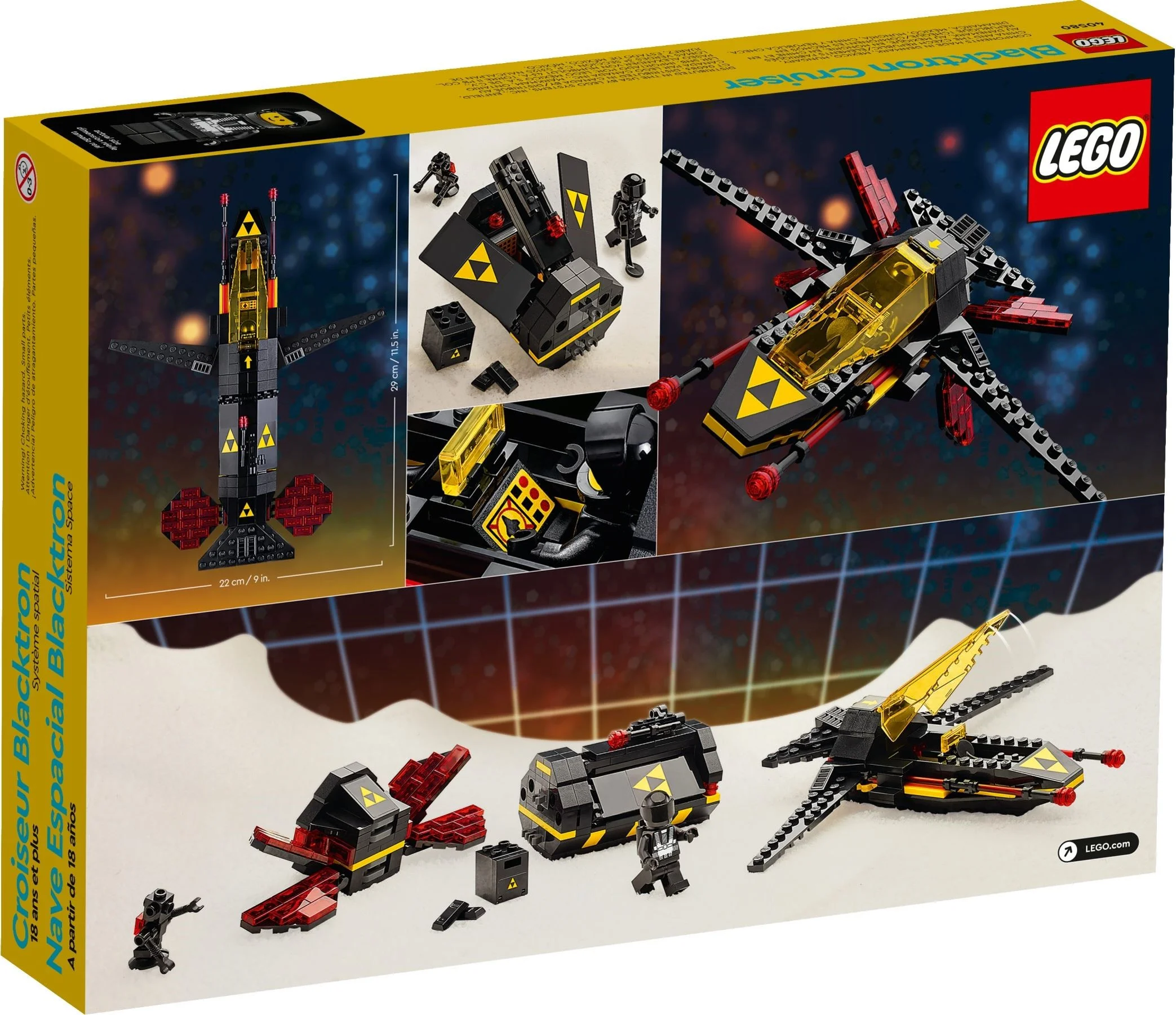 LEGO® 40580 Krążownik Blacktron Blacktron Cruiser - zdjęcie 4