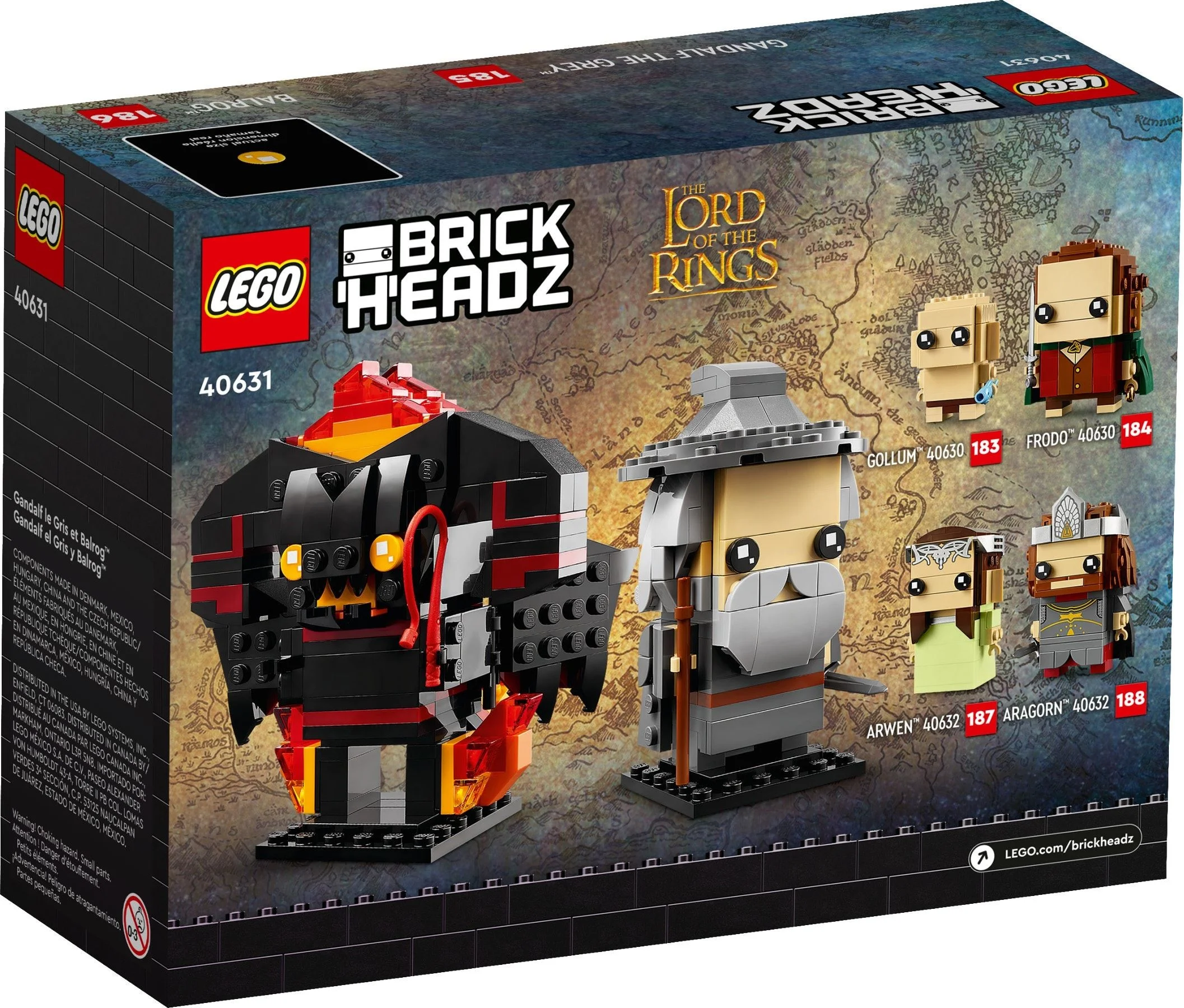 LEGO® 40631 Lego BrickHeadz Gandalf Szary i Balrog - zdjęcie 4