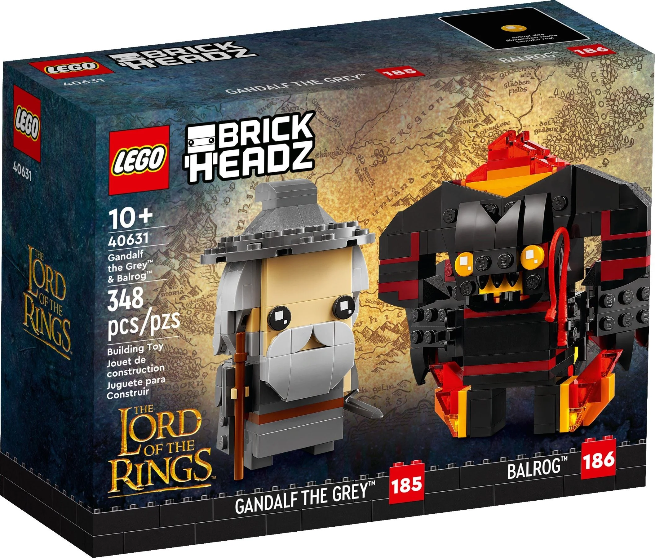 LEGO® 40631 Lego BrickHeadz Gandalf Szary i Balrog - zdjęcie 1