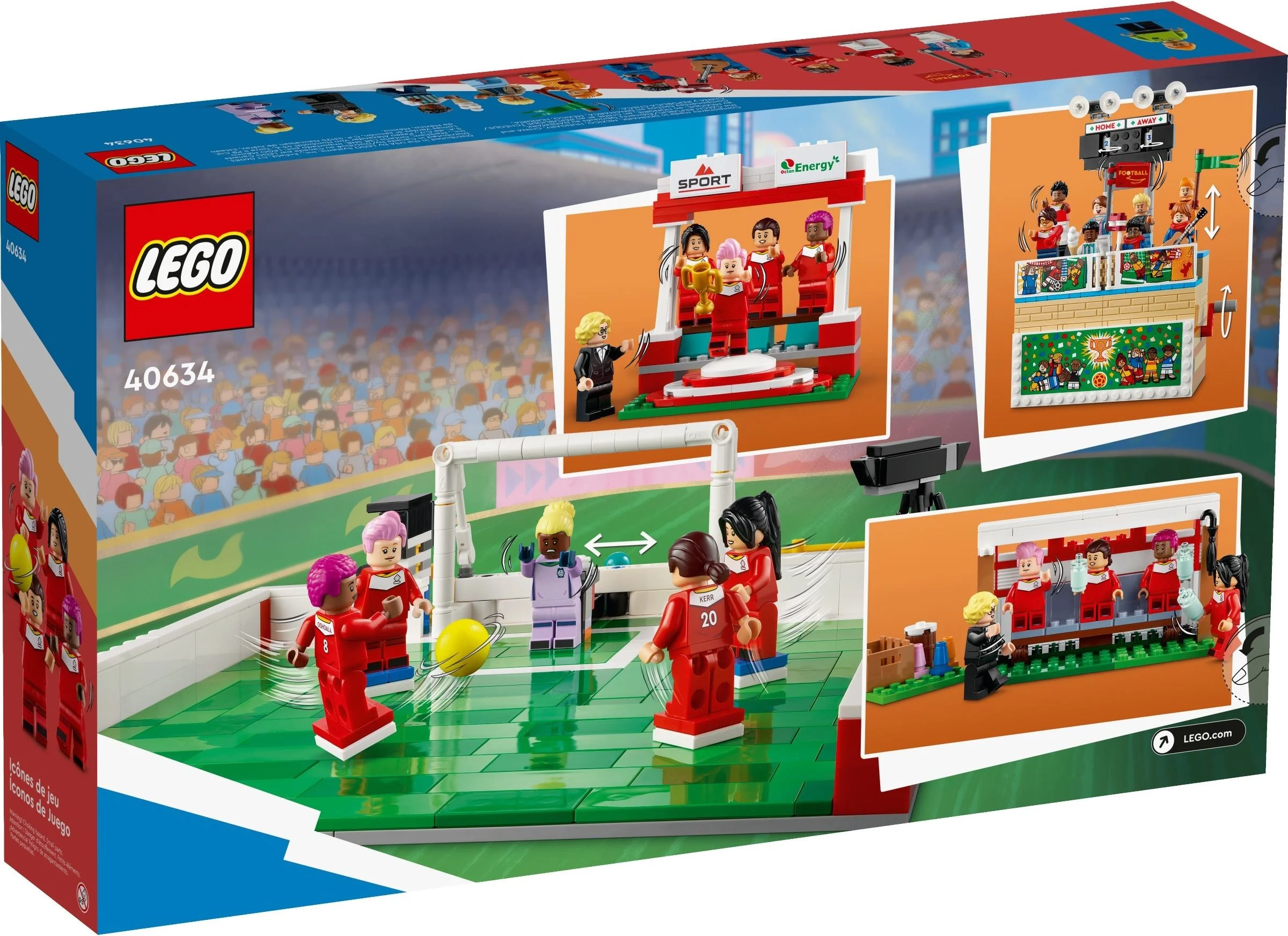 LEGO® 40634 Zabawy Boisko Piłka Nożna - zdjęcie 3