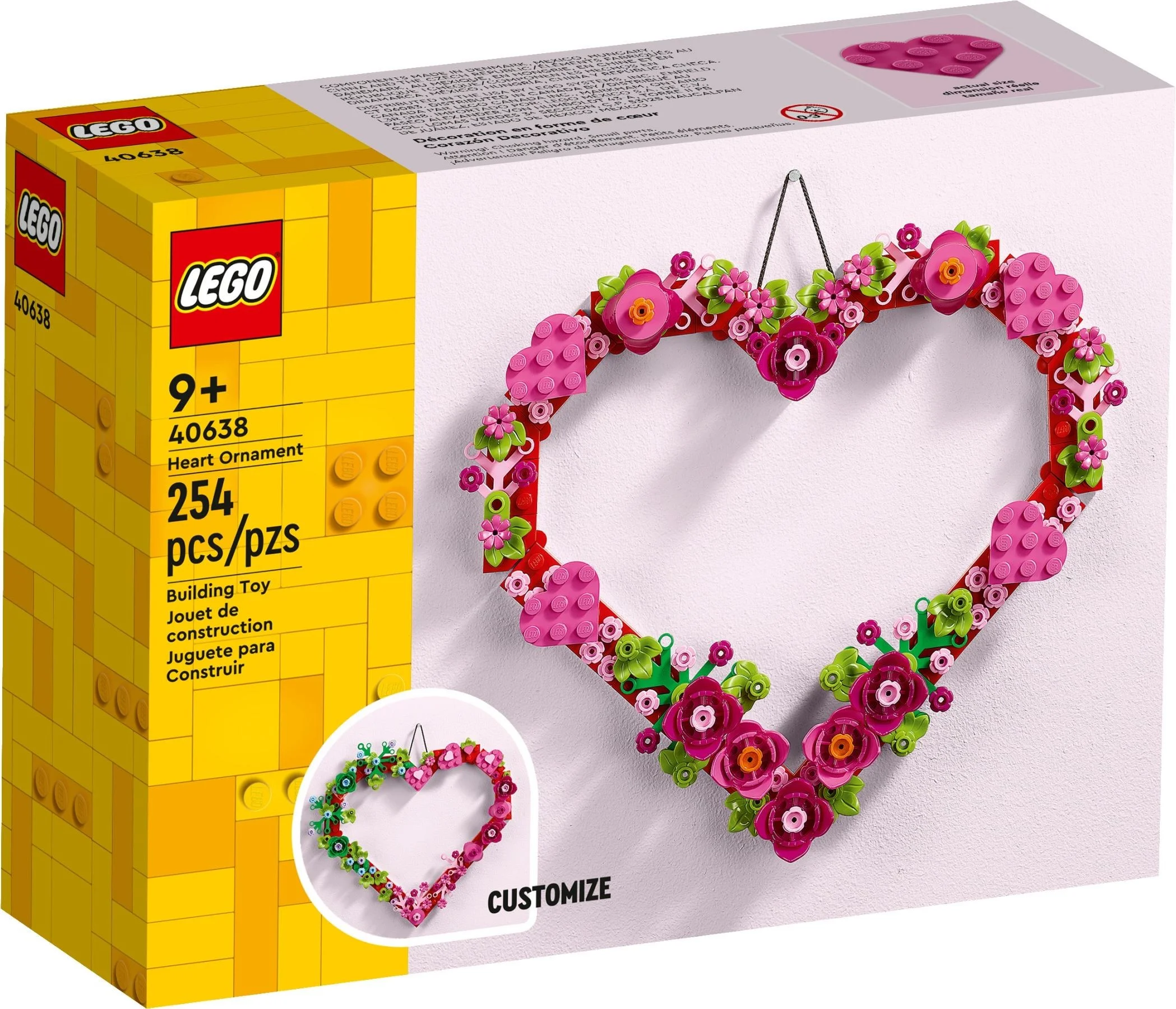 LEGO® 40638 Creator Ozdoba w Kształcie Serca na Walentynki - zdjęcie 2