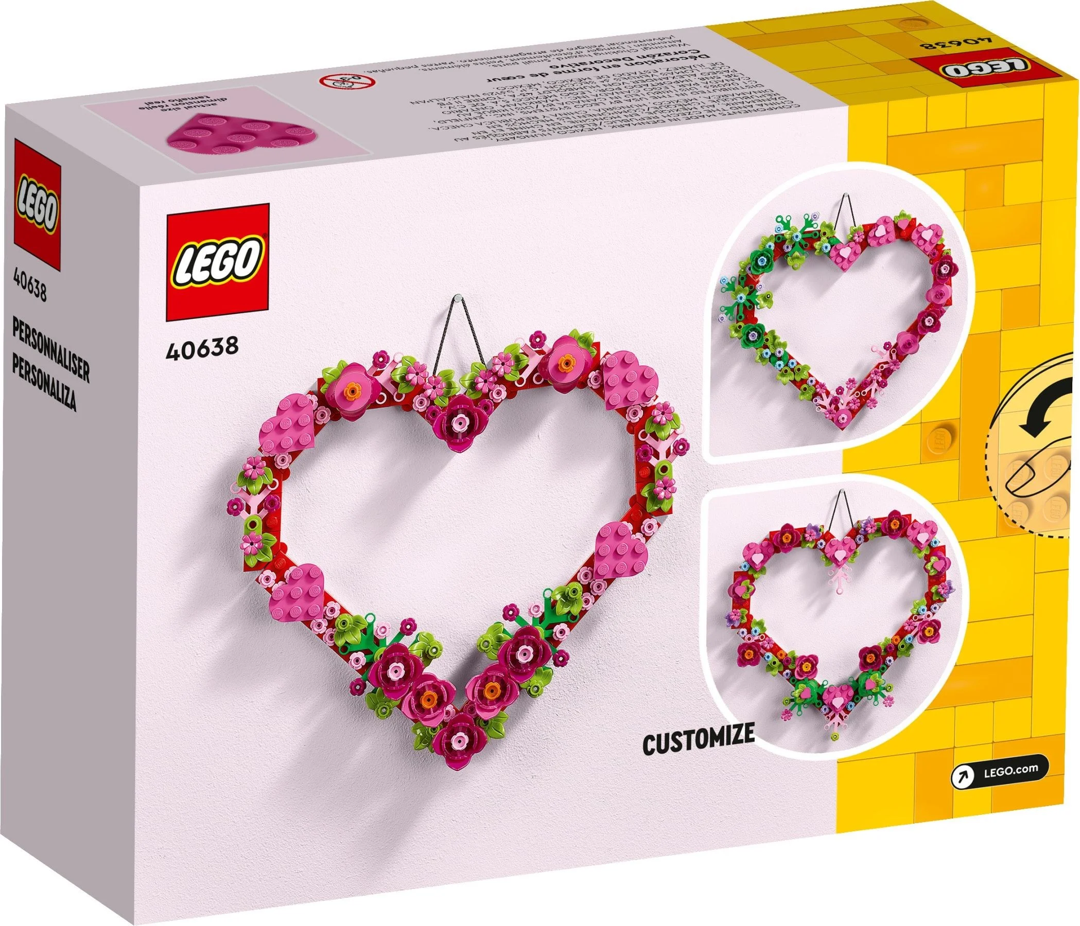 LEGO® 40638 Creator Ozdoba w Kształcie Serca na Walentynki - zdjęcie 3