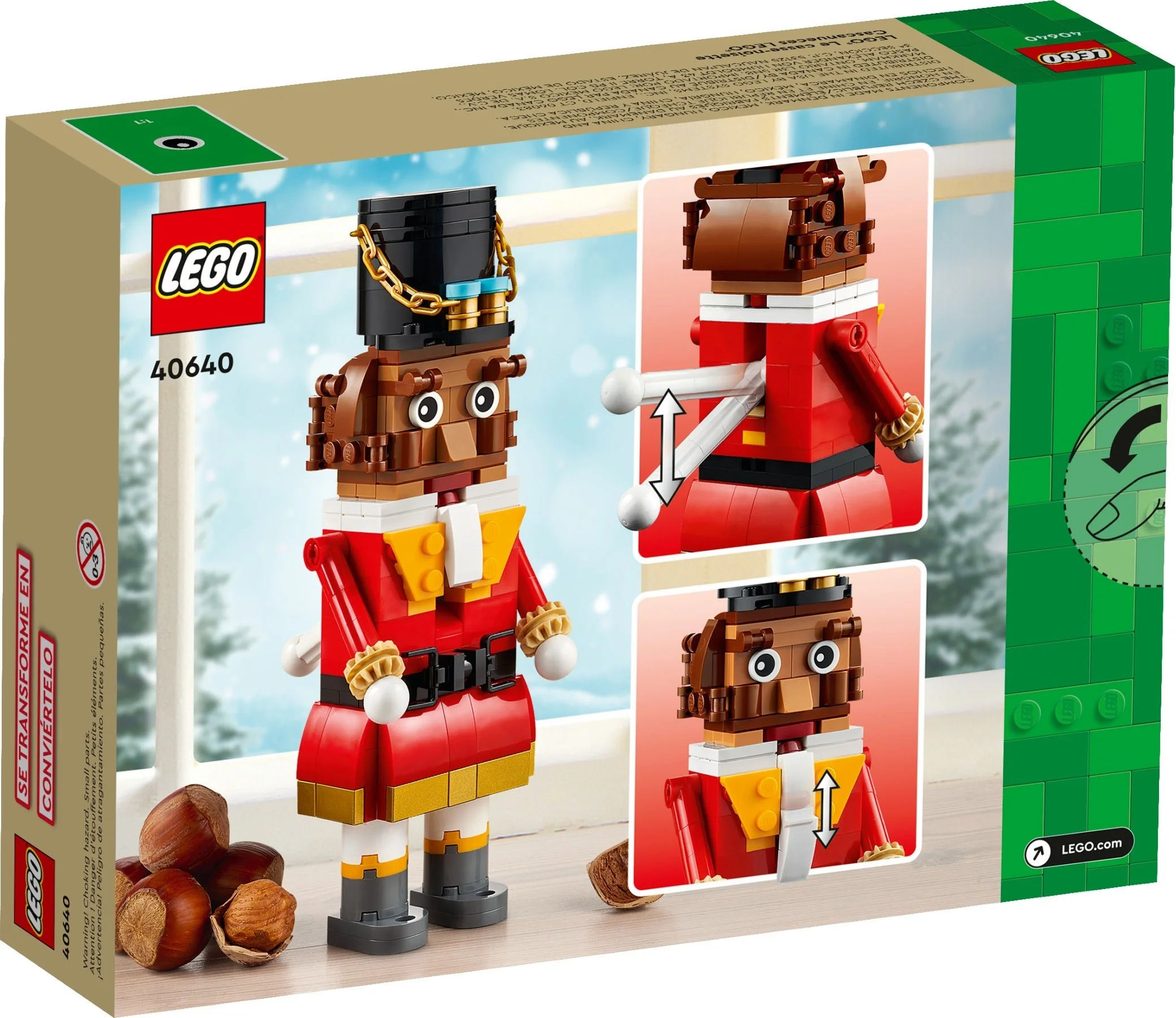 LEGO® 40640 Klocki Lego Dziadek Do Orzechów Dla Dzieci Na Święta 2025 - zdjęcie 3