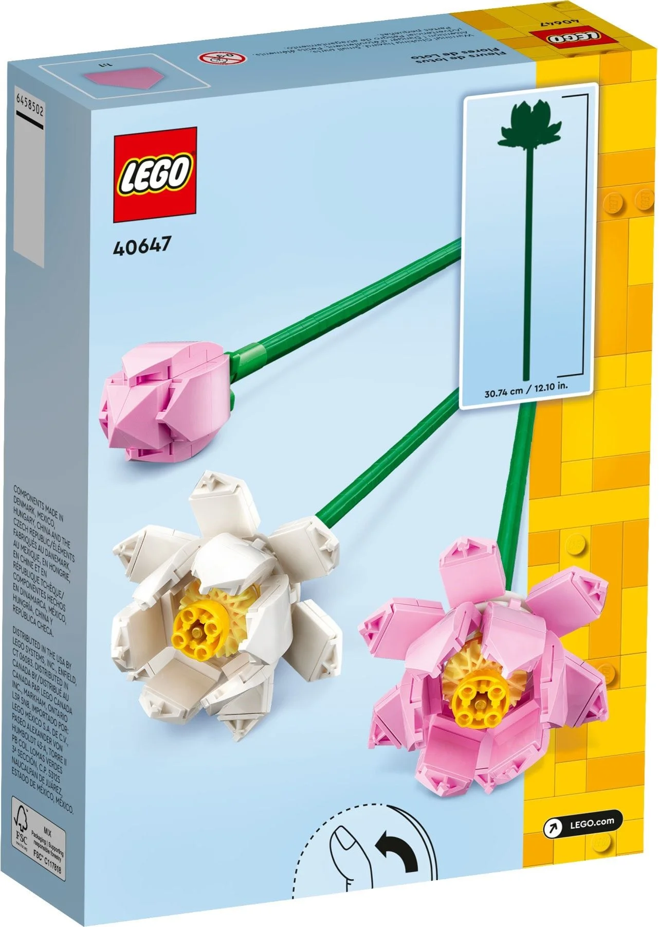LEGO® 40647 Botanicals Kwiaty Lotosu - zdjęcie 3