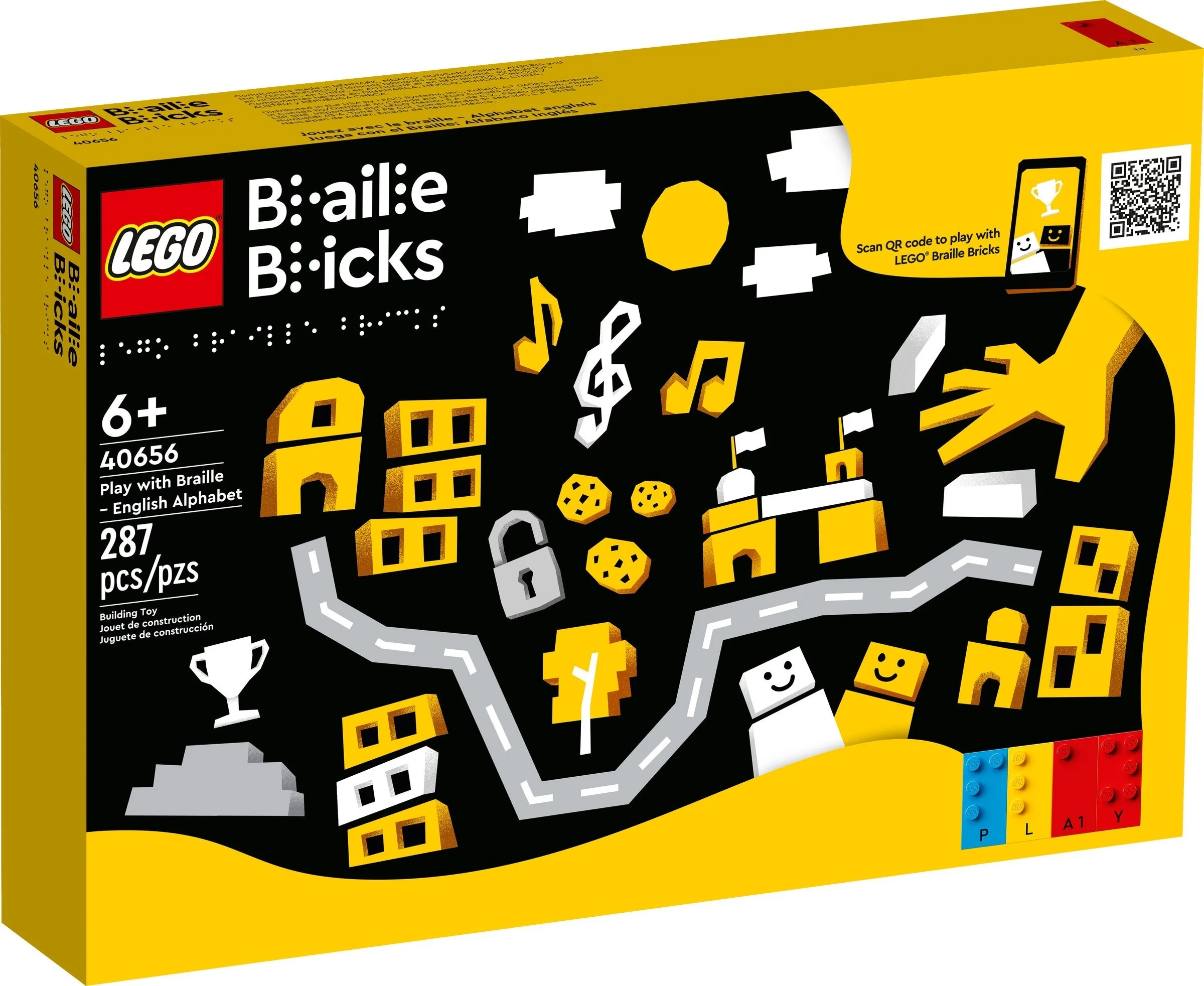 LEGO® 40656 Play with Braille – English Alphabet - zdjęcie 8