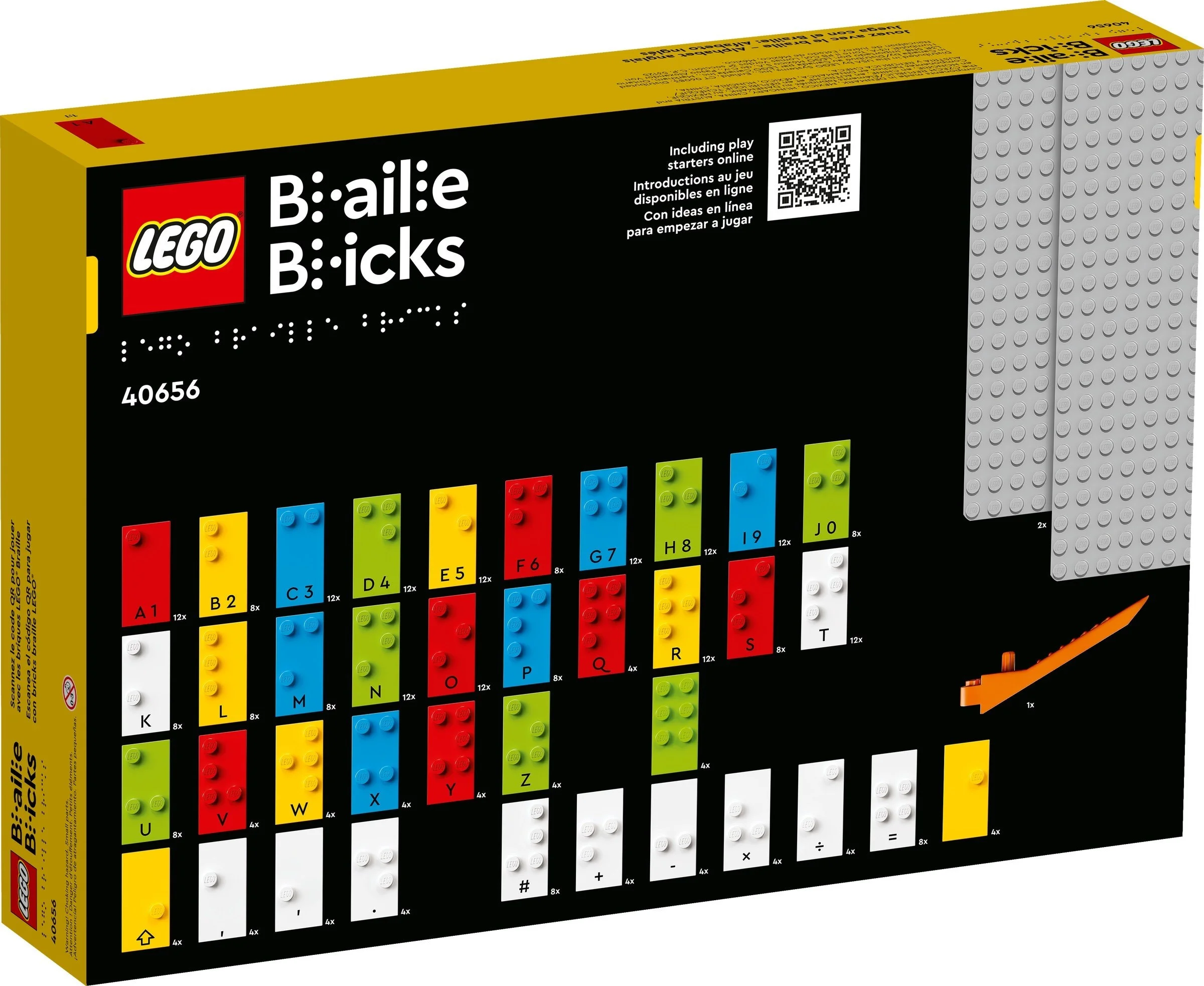 LEGO® 40656 Play with Braille – English Alphabet - zdjęcie 2