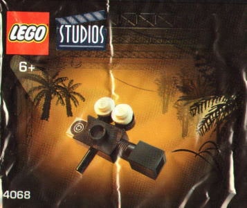 Lego Coca Cola Studios Jurassic Park kamera filmowa polybag Misb 2001