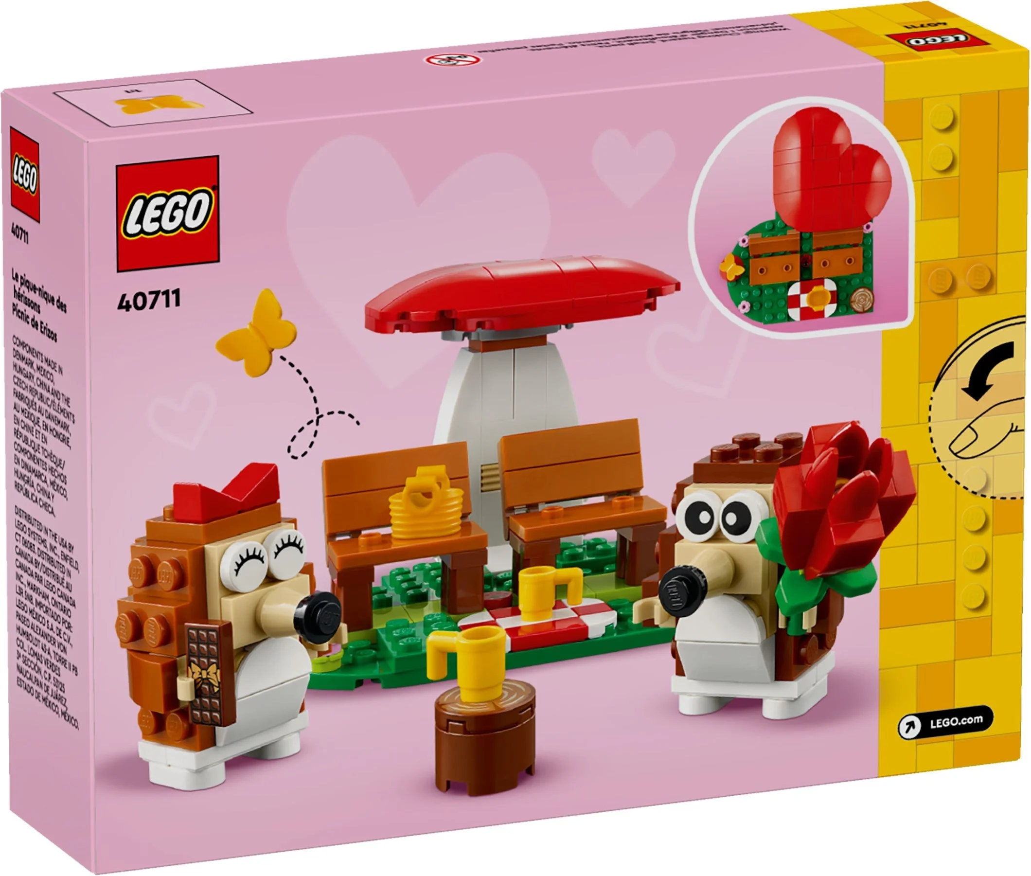 LEGO® 40711 LEGO Iconic Piknik pary jeżyków - zdjęcie 3