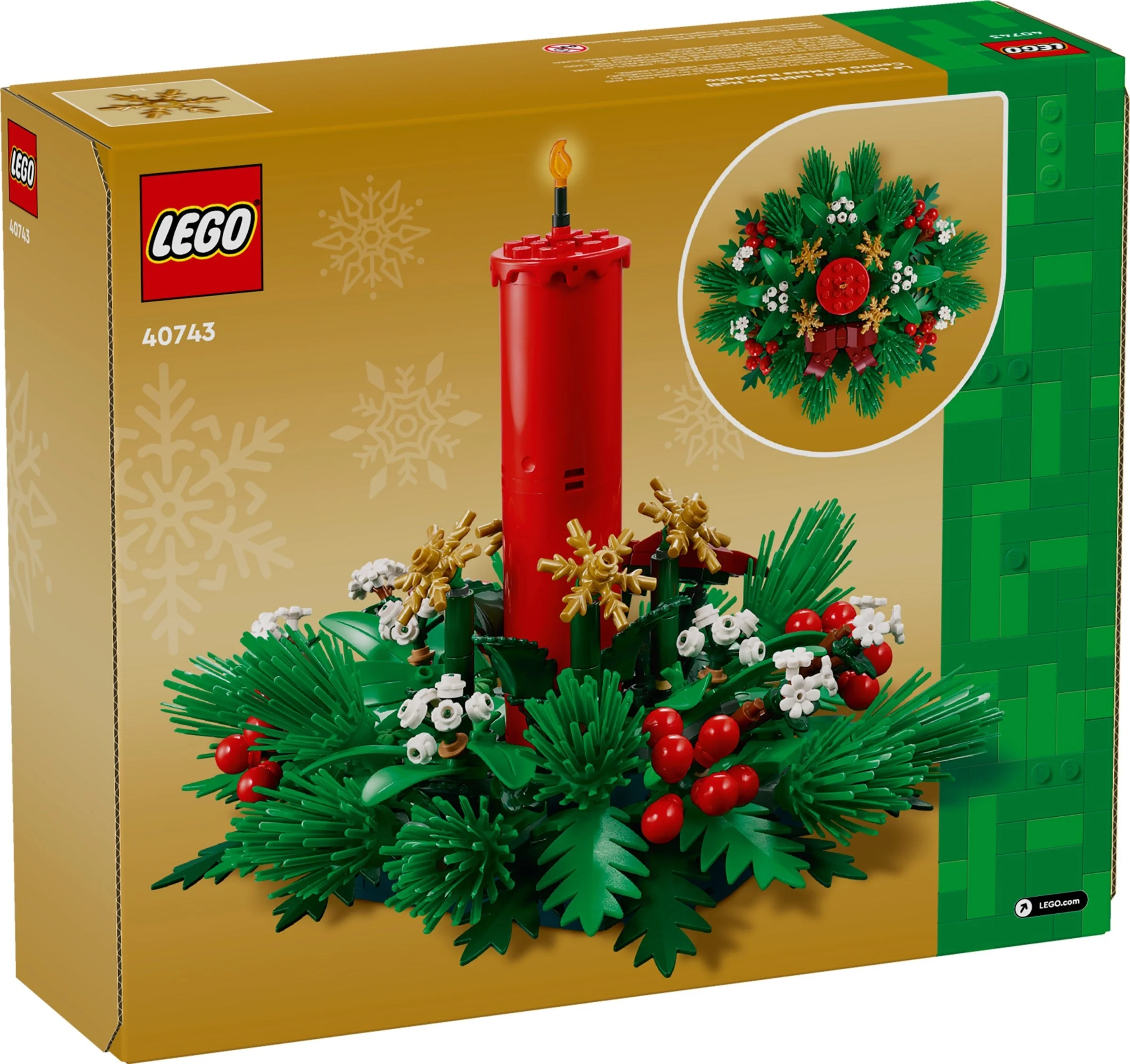LEGO® 40743 LEGO Świąteczna dekoracja stołu - zdjęcie 4