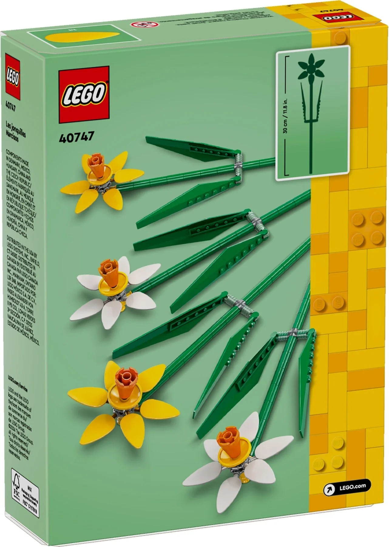LEGO® 40747 Botanicals Żonkile - zdjęcie 3