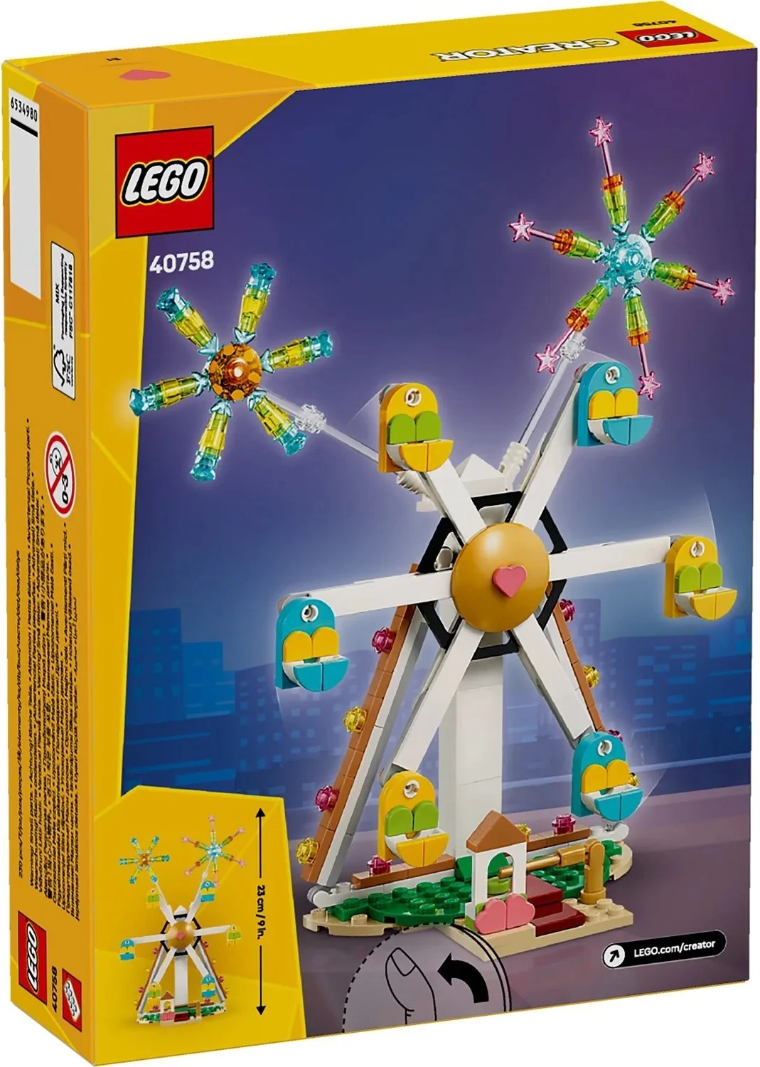 LEGO® 40758 Świętowanie: diabelski młyn z fajerwerkami - zdjęcie 2