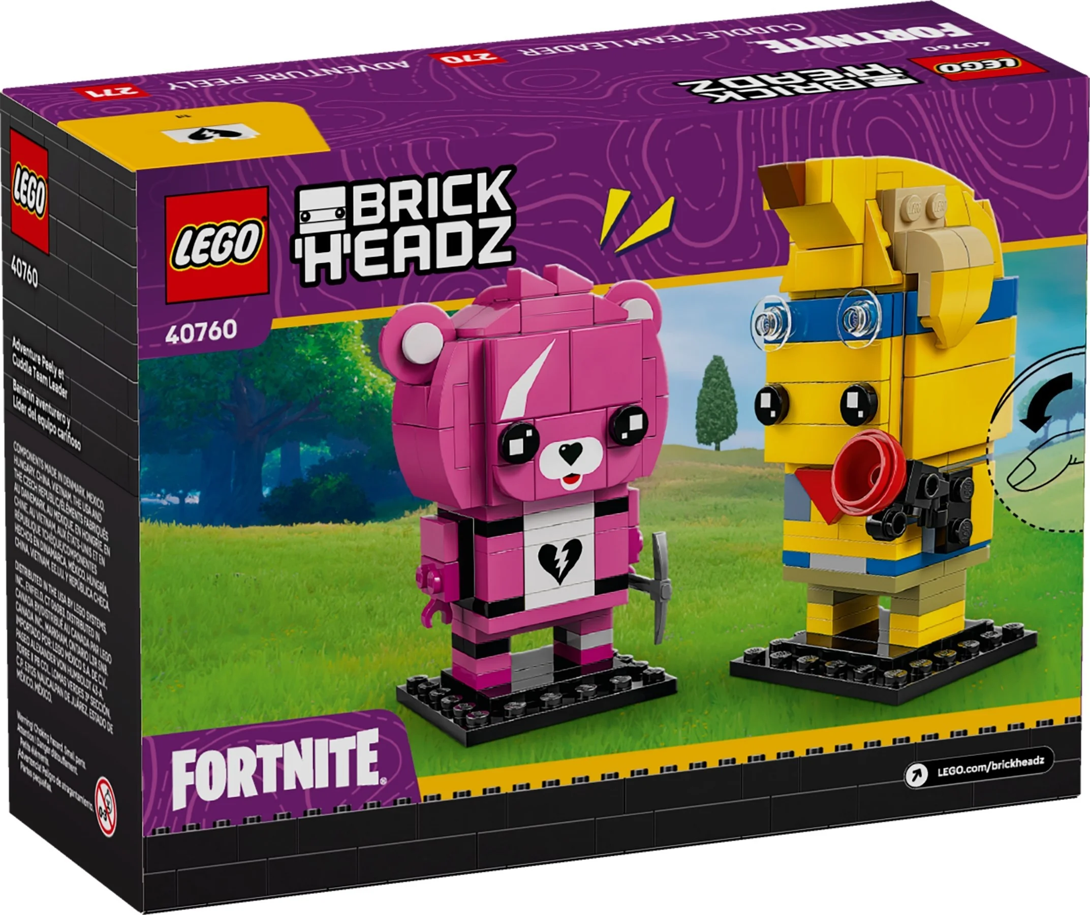 LEGO® 40760 Fortnite Przygodowy Skórek i Dowódczyni Przytulanek - zdjęcie 3