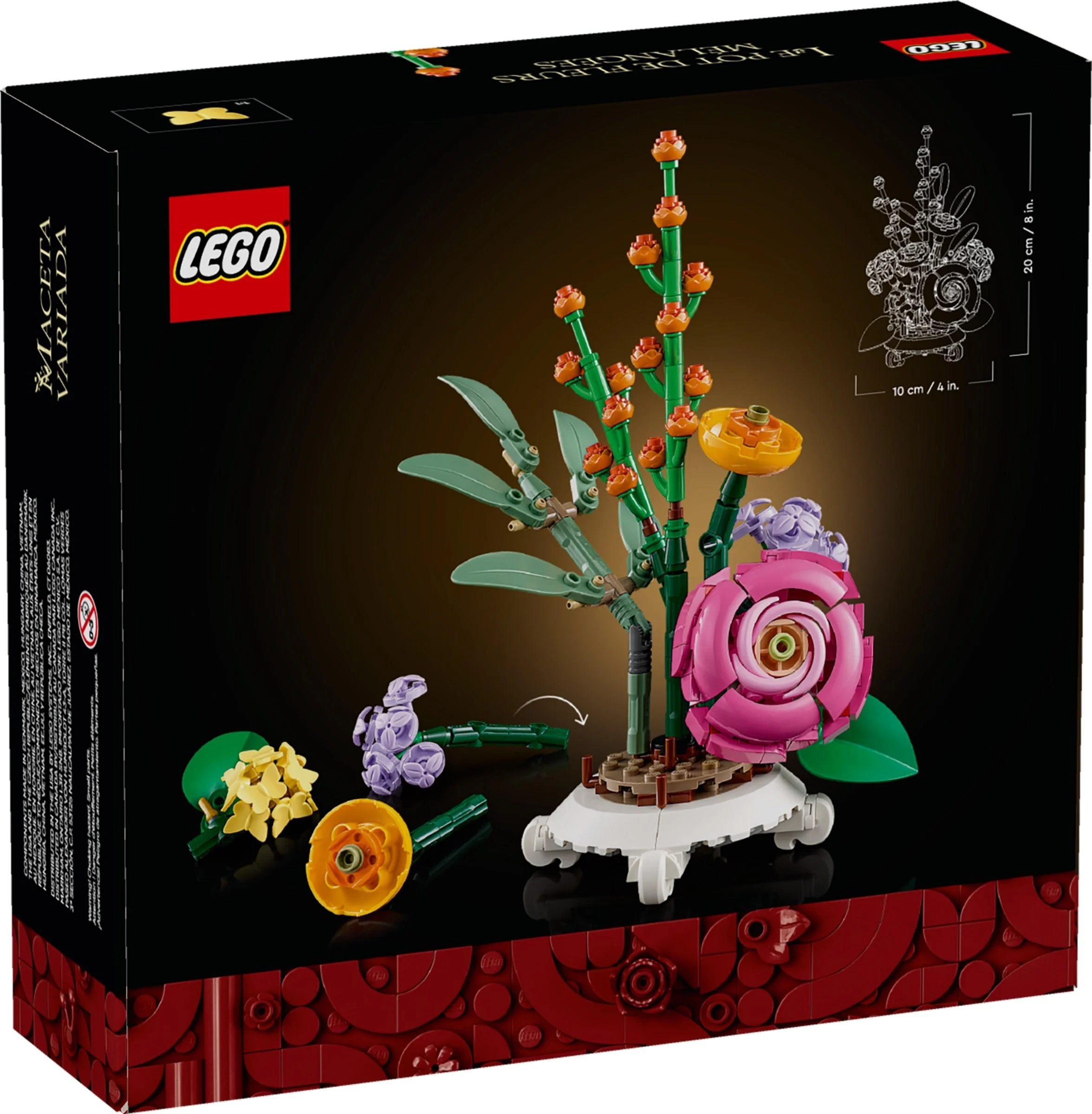 LEGO® 40762 Lego Botanical Collection Doniczka z rozmaitymi kwiatami - zdjęcie 3