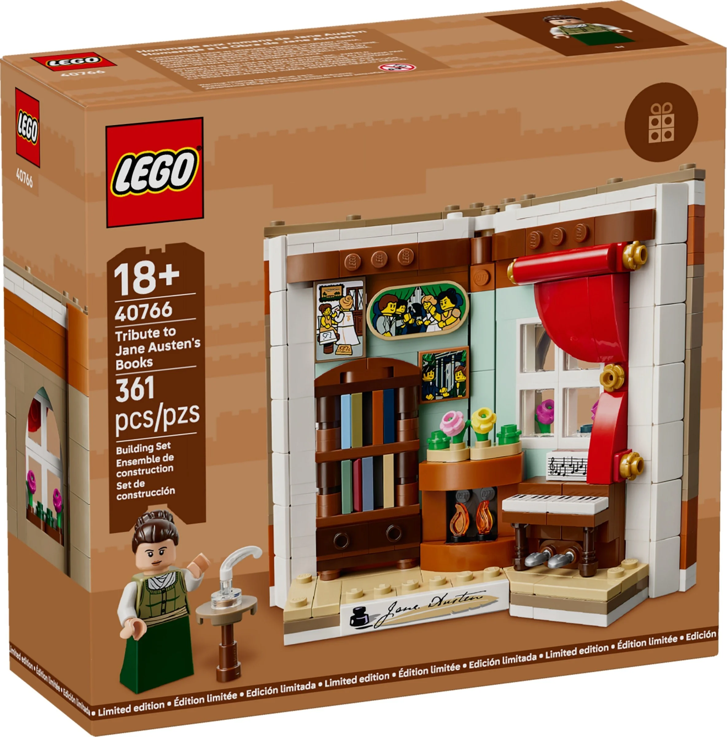 LEGO® 40766 Hołd dla książek Jane Austen - zdjęcie 2