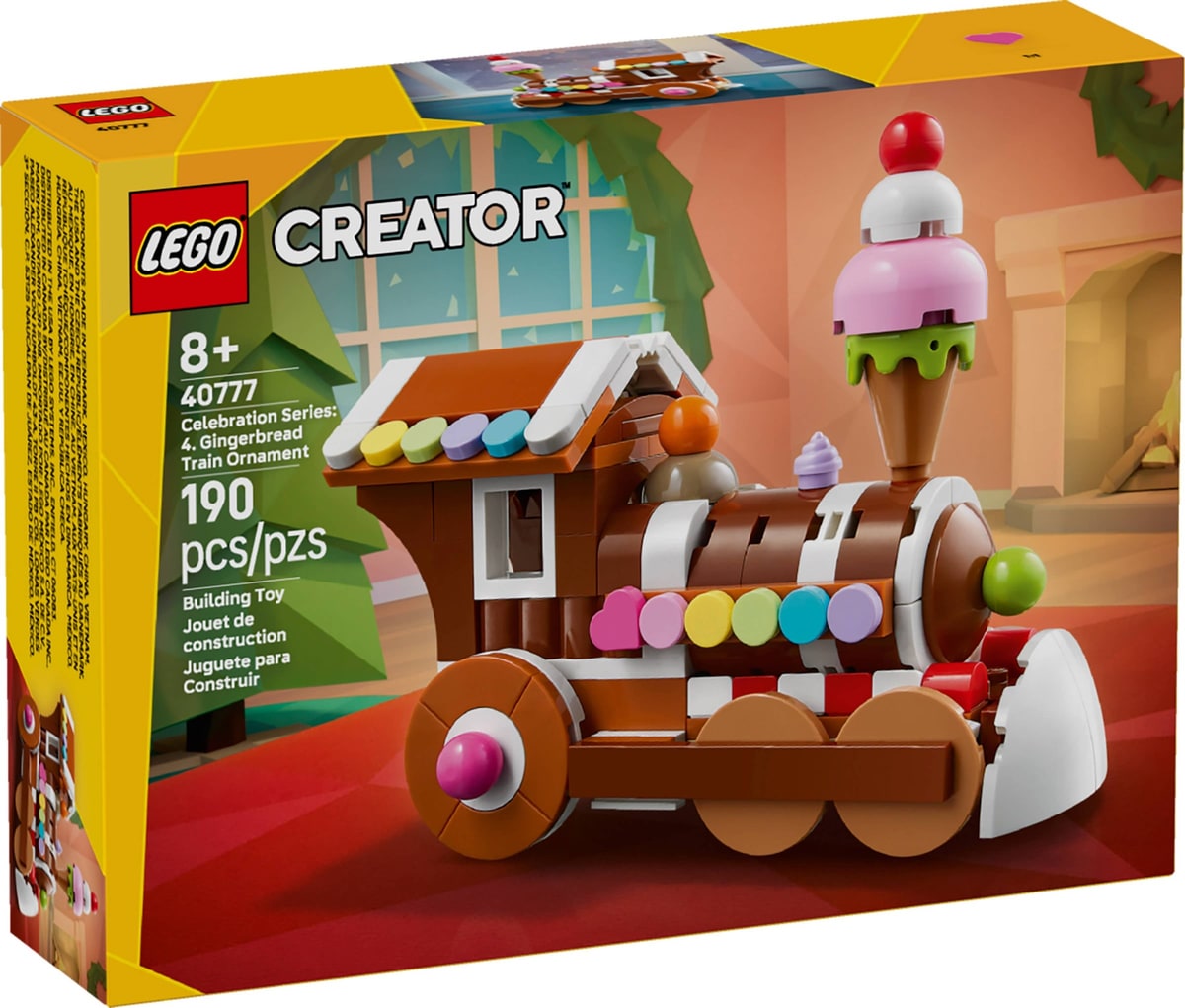 LEGO® 40777 Ozdoba z piernikowym pociągiem - zdjęcie 4